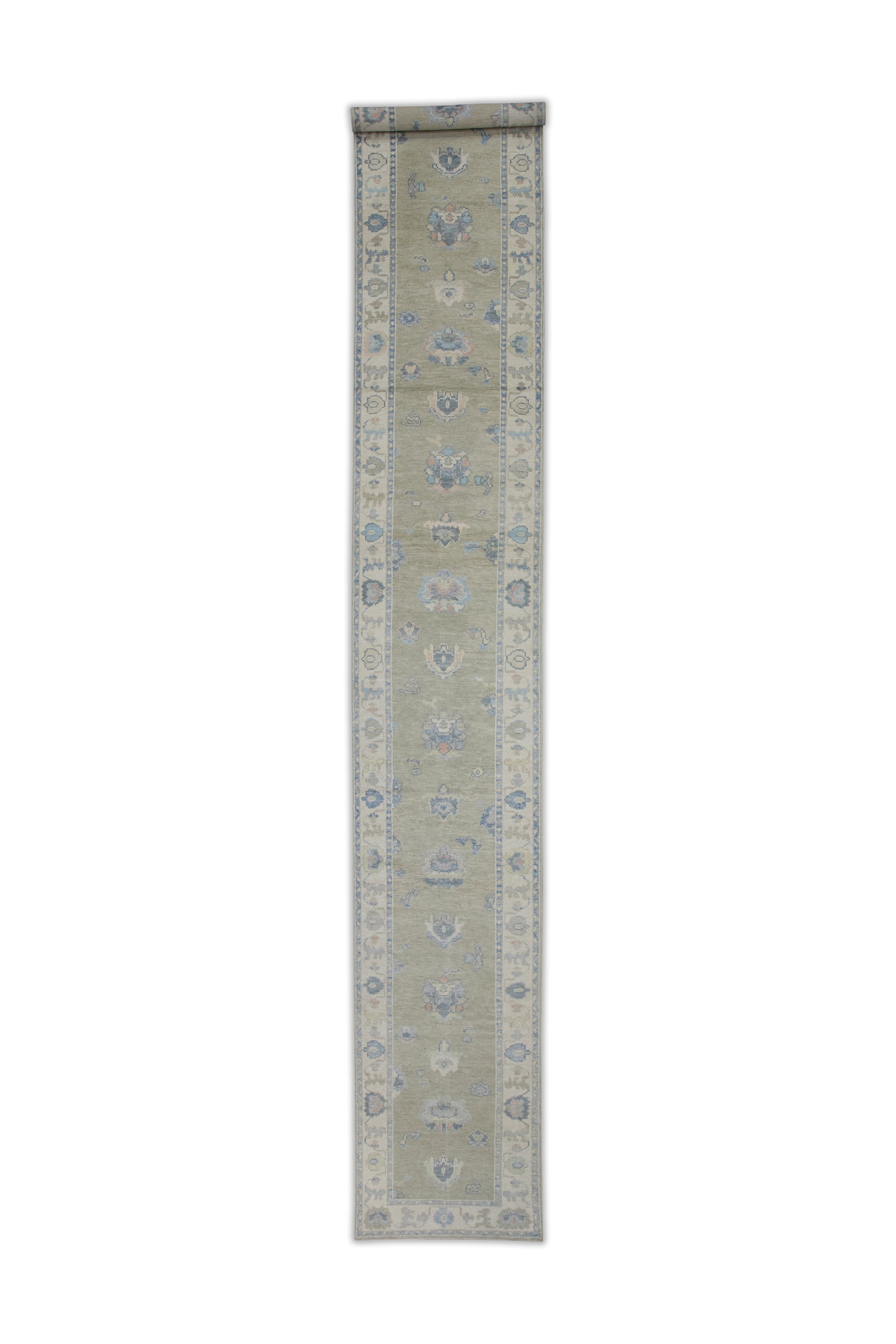 Turkish Oushak Rug 2'11" x 20'4" #7703