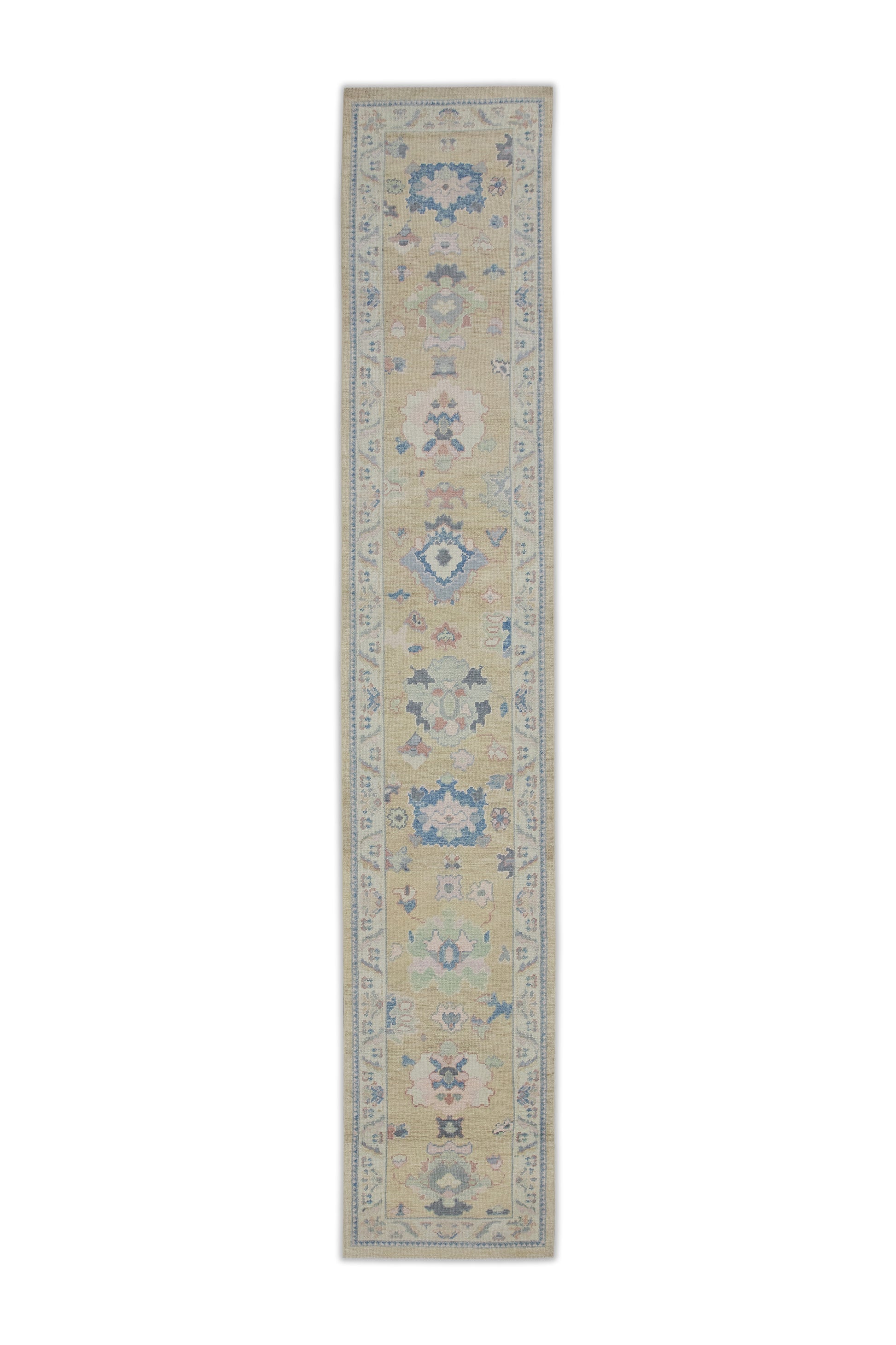 Turkish Oushak Rug 2'9" x 15'2" #8084