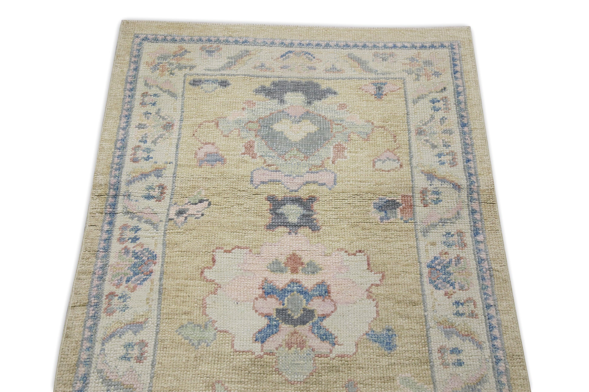 Turkish Oushak Rug 2'9" x 15'2" #8084