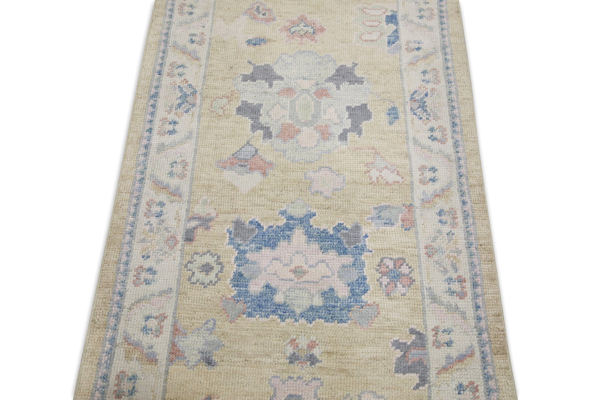 Turkish Oushak Rug 2'9" x 15'2" #8084