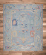 Turkish Oushak Rug 12'2" x 14'8" #11074