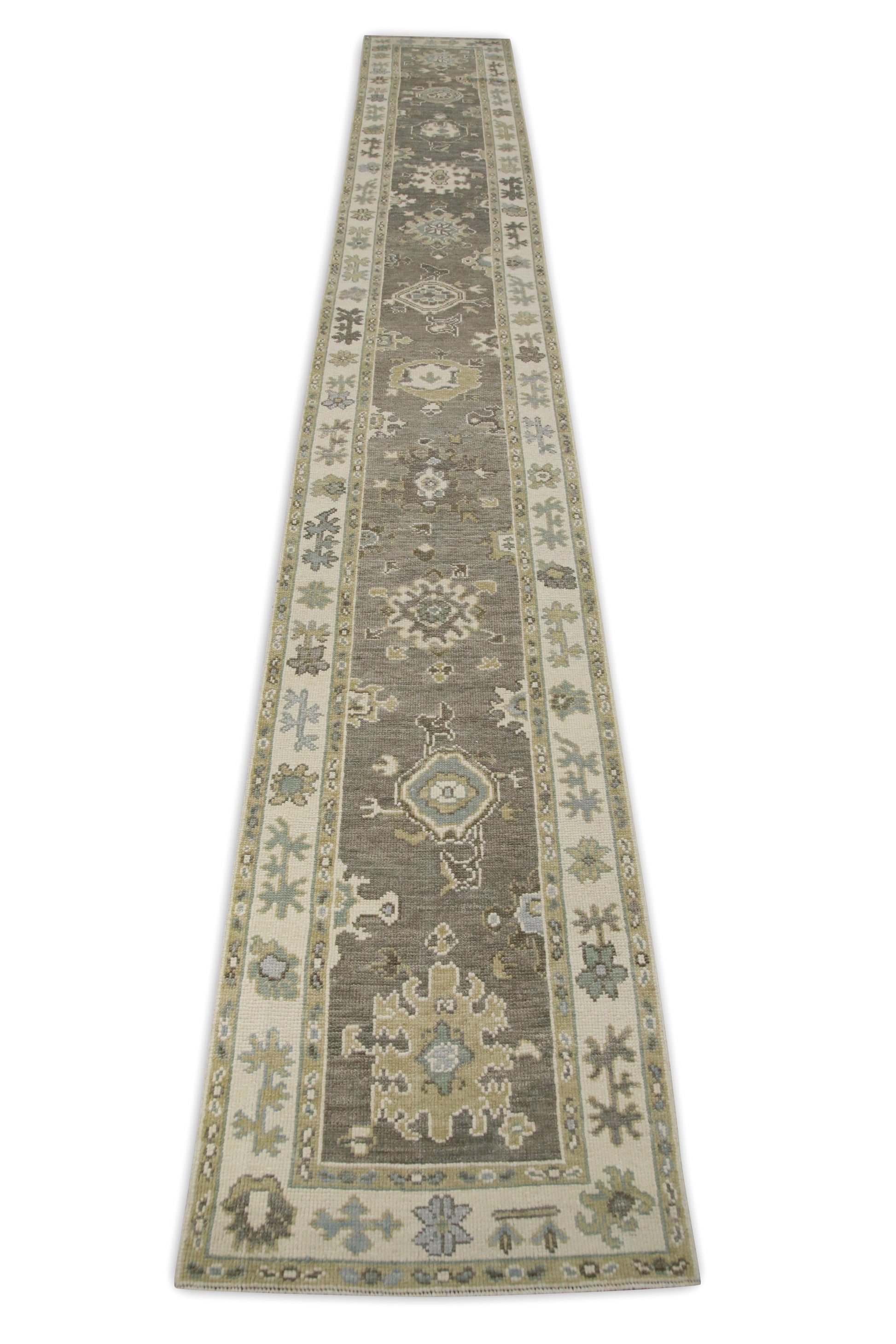 Turkish Oushak Rug 2'7" x 17'9" #7721