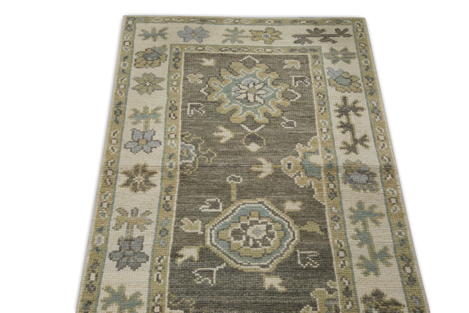 Turkish Oushak Rug 2'7" x 17'9" #7721