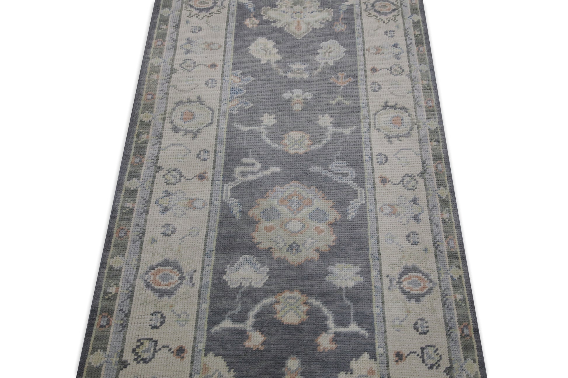 Turkish Oushak Rug 2'7" x 17'2" #7519