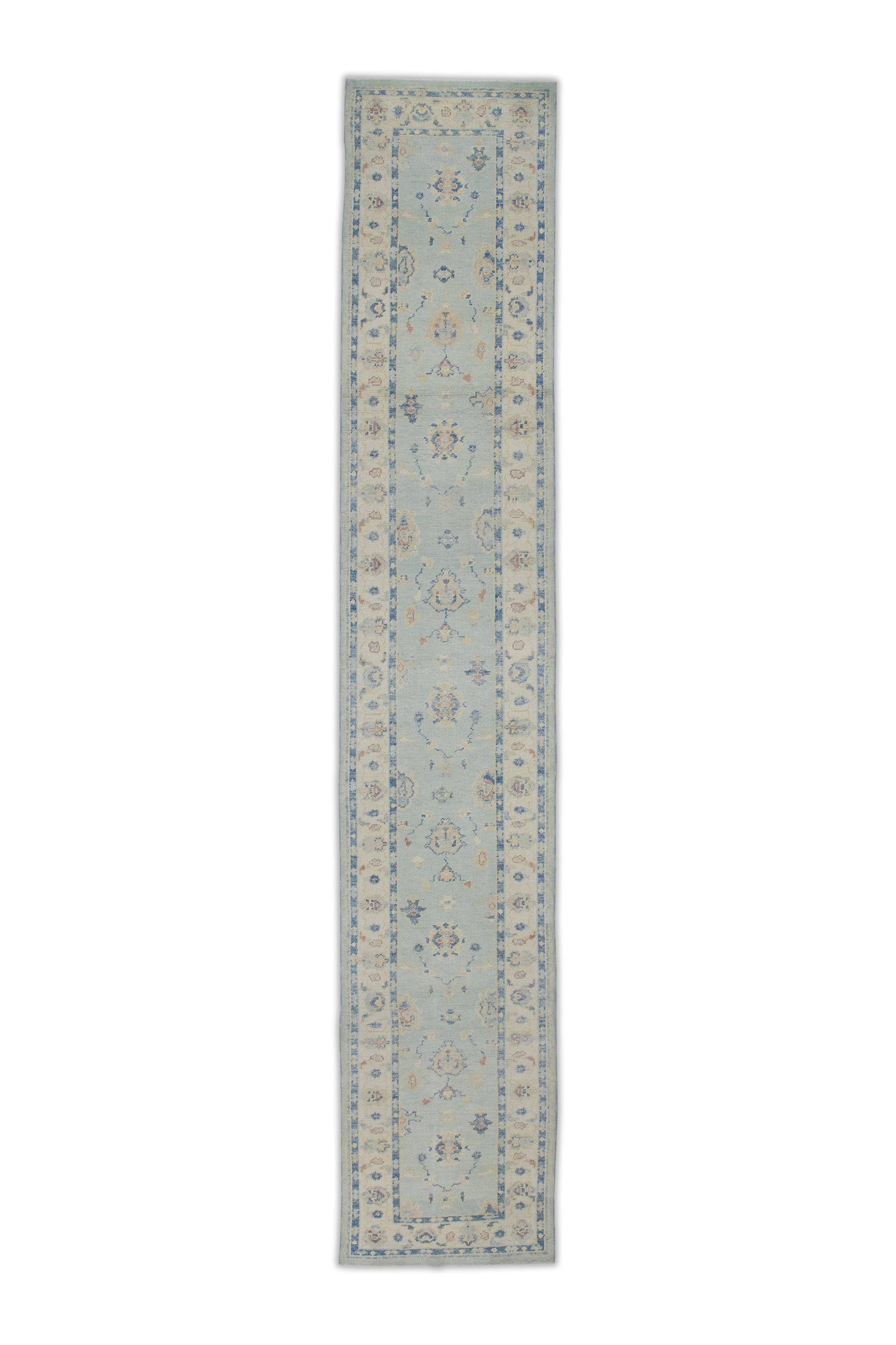 Turkish Oushak Rug 2'10" x 15'7" #7966