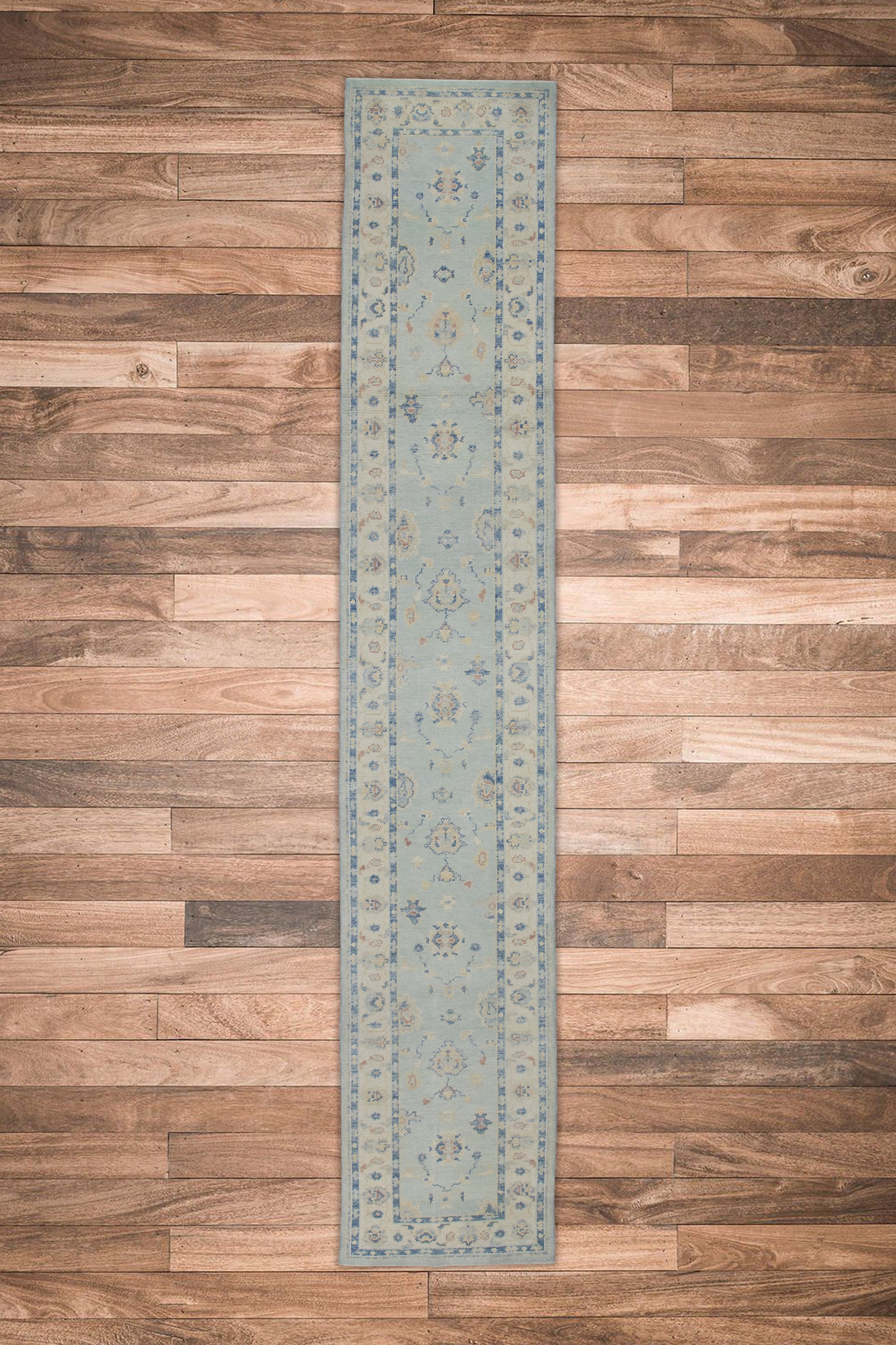 Turkish Oushak Rug 2'10" x 15'7" #7966