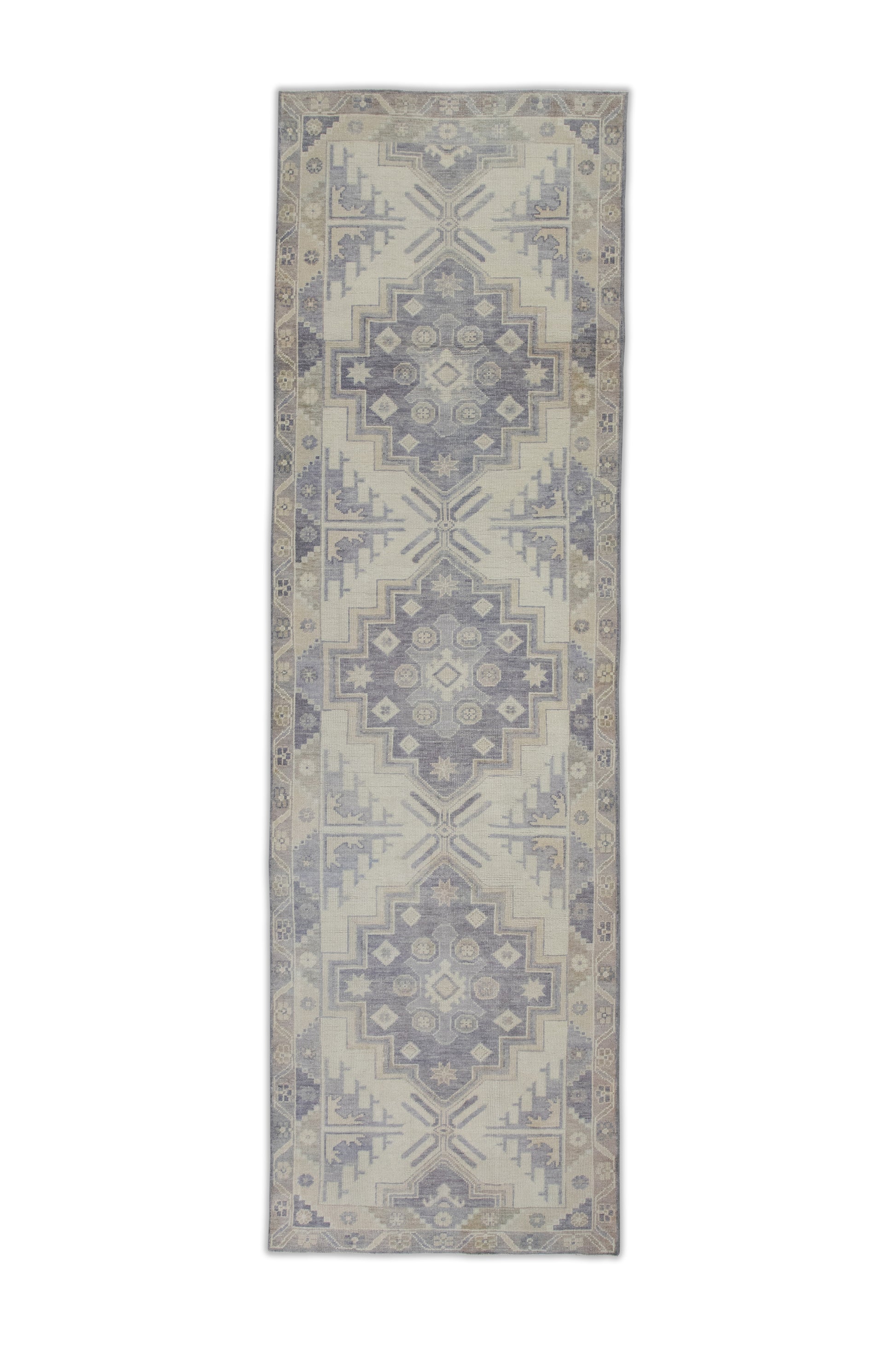 Turkish Oushak Rug 4' x 13'3" #7843