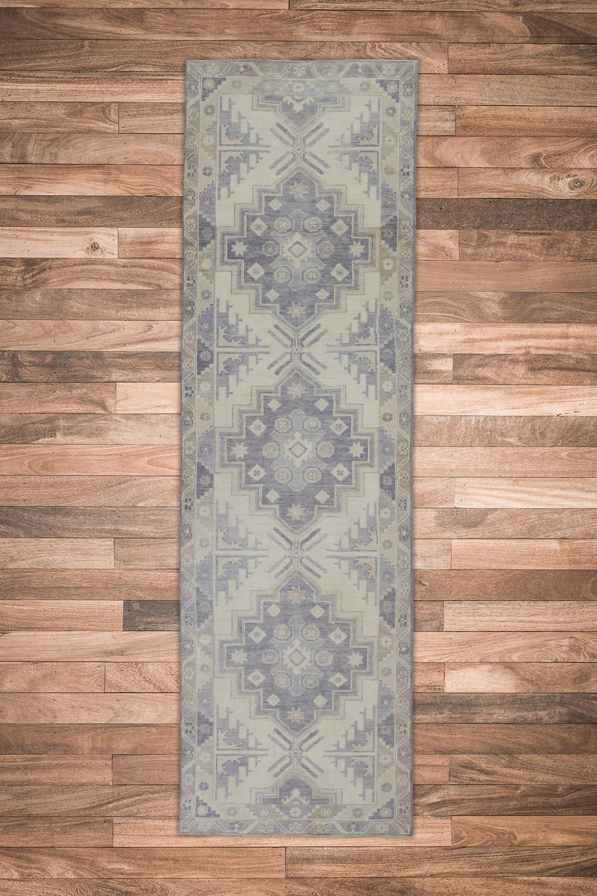 Turkish Oushak Rug 4' x 13'3" #7843