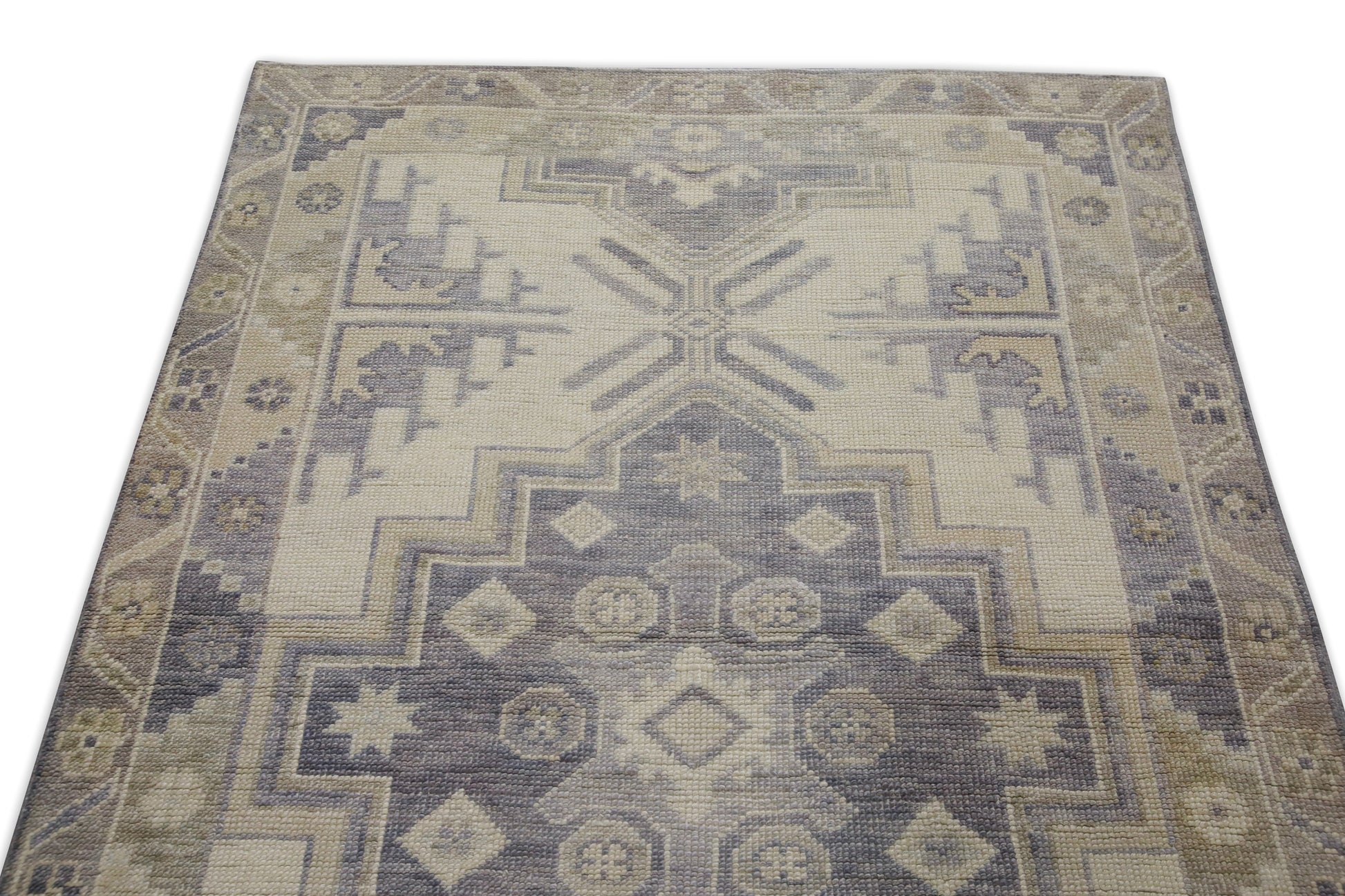 Turkish Oushak Rug 4' x 13'3" #7843