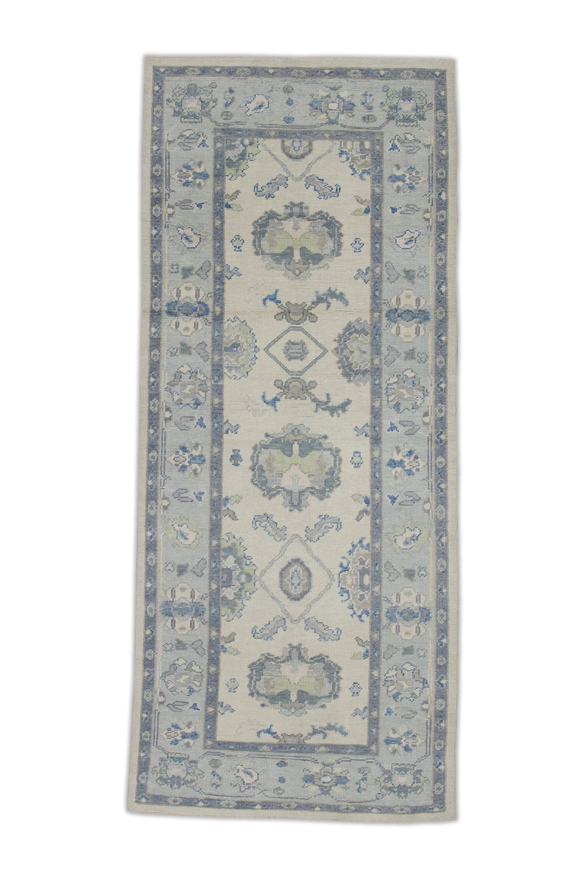 Turkish Oushak Rug 3'10" x 14'2" #8015