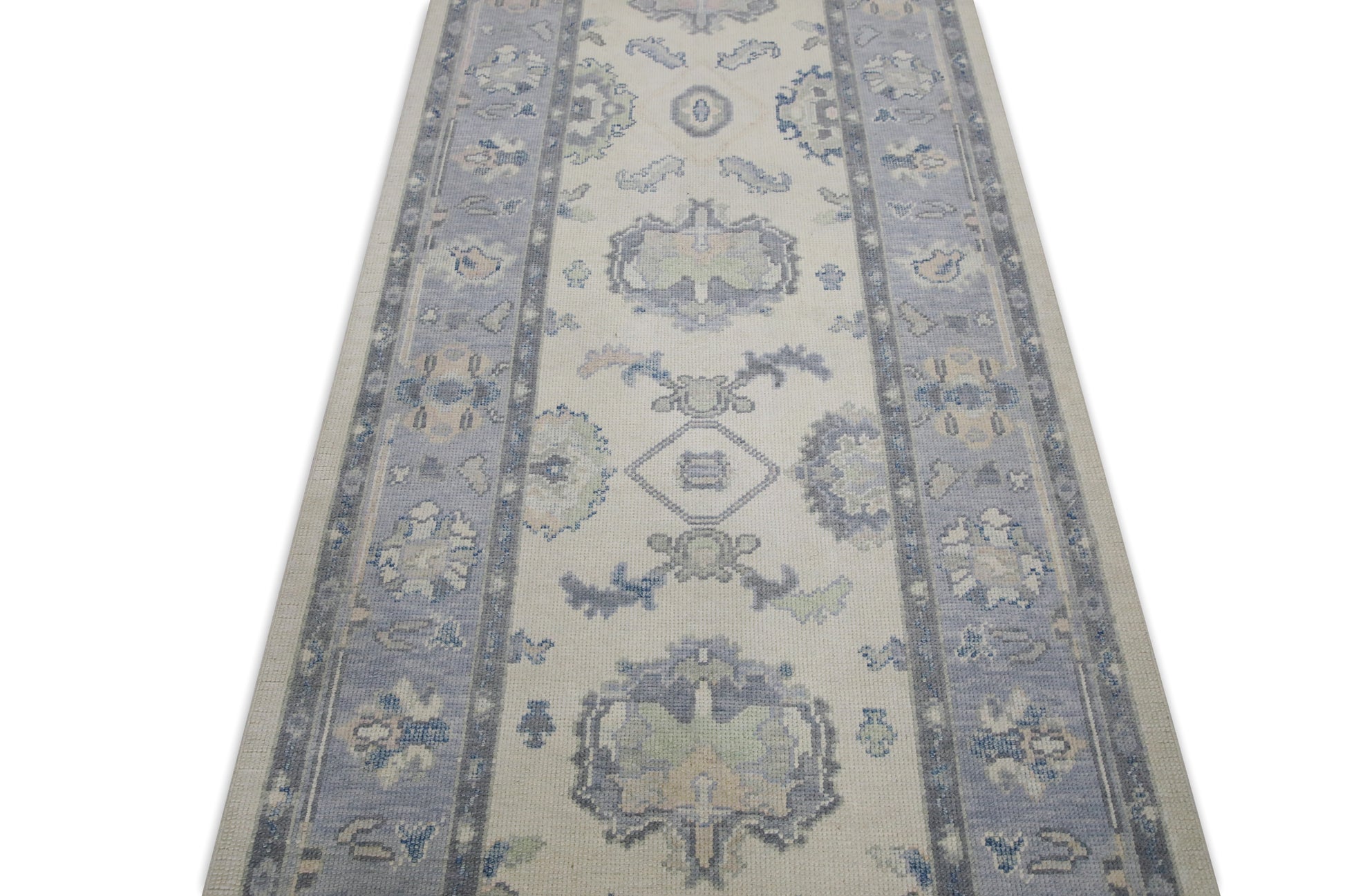 Turkish Oushak Rug 3'10" x 14'2" #8015