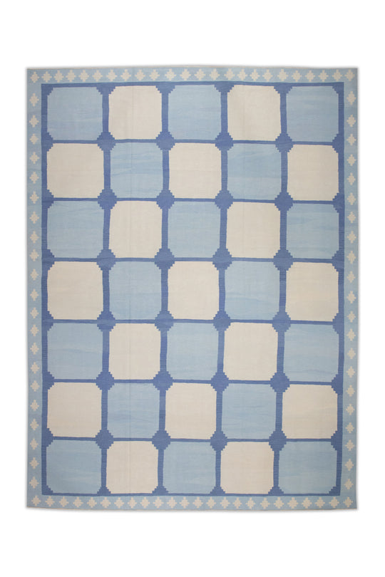 #10835 Oriental Flat Weave Turkish Kilim 12' x 15'3"