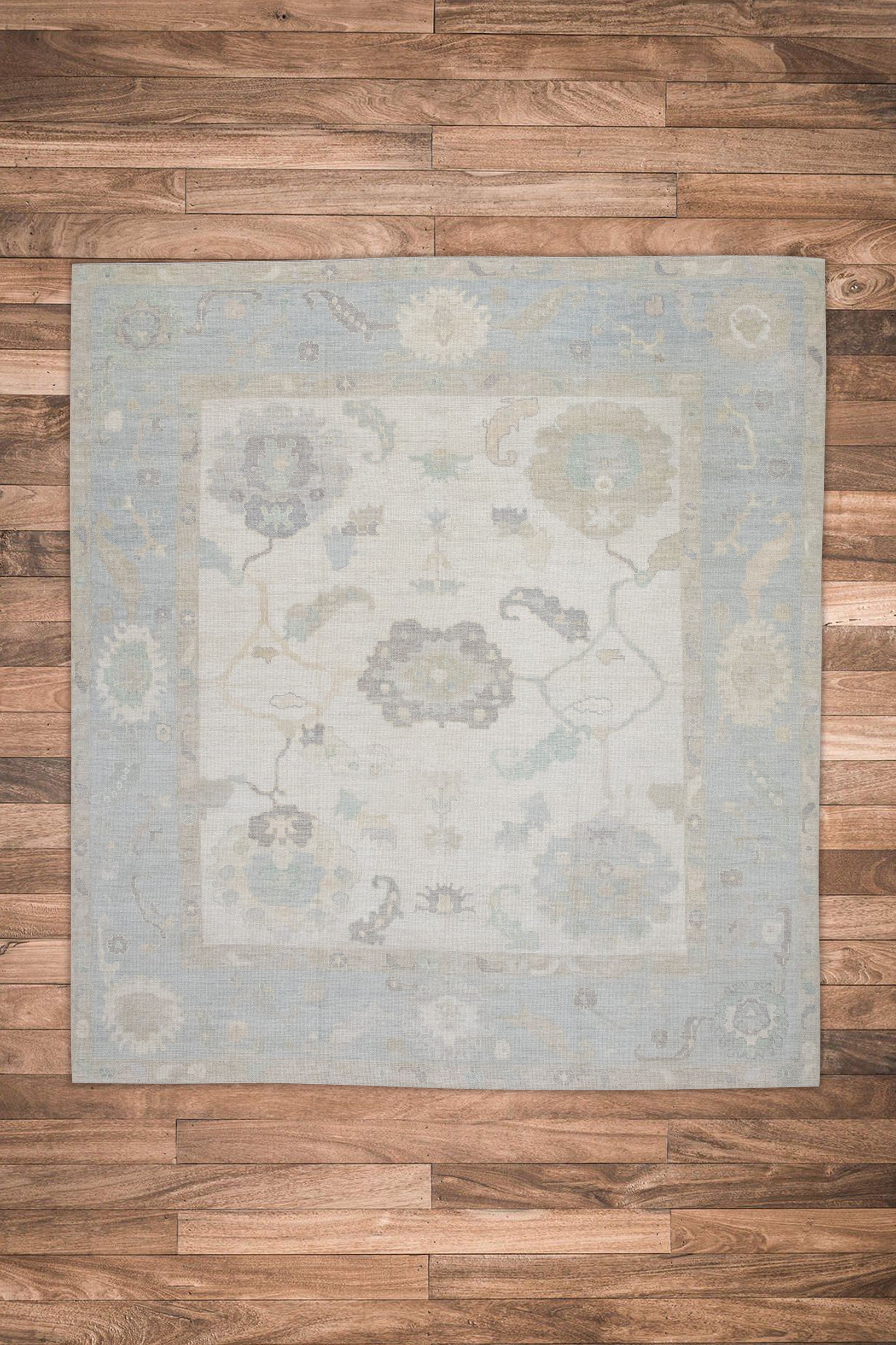 Turkish Oushak Rug 9'8" x 10'5" #11275