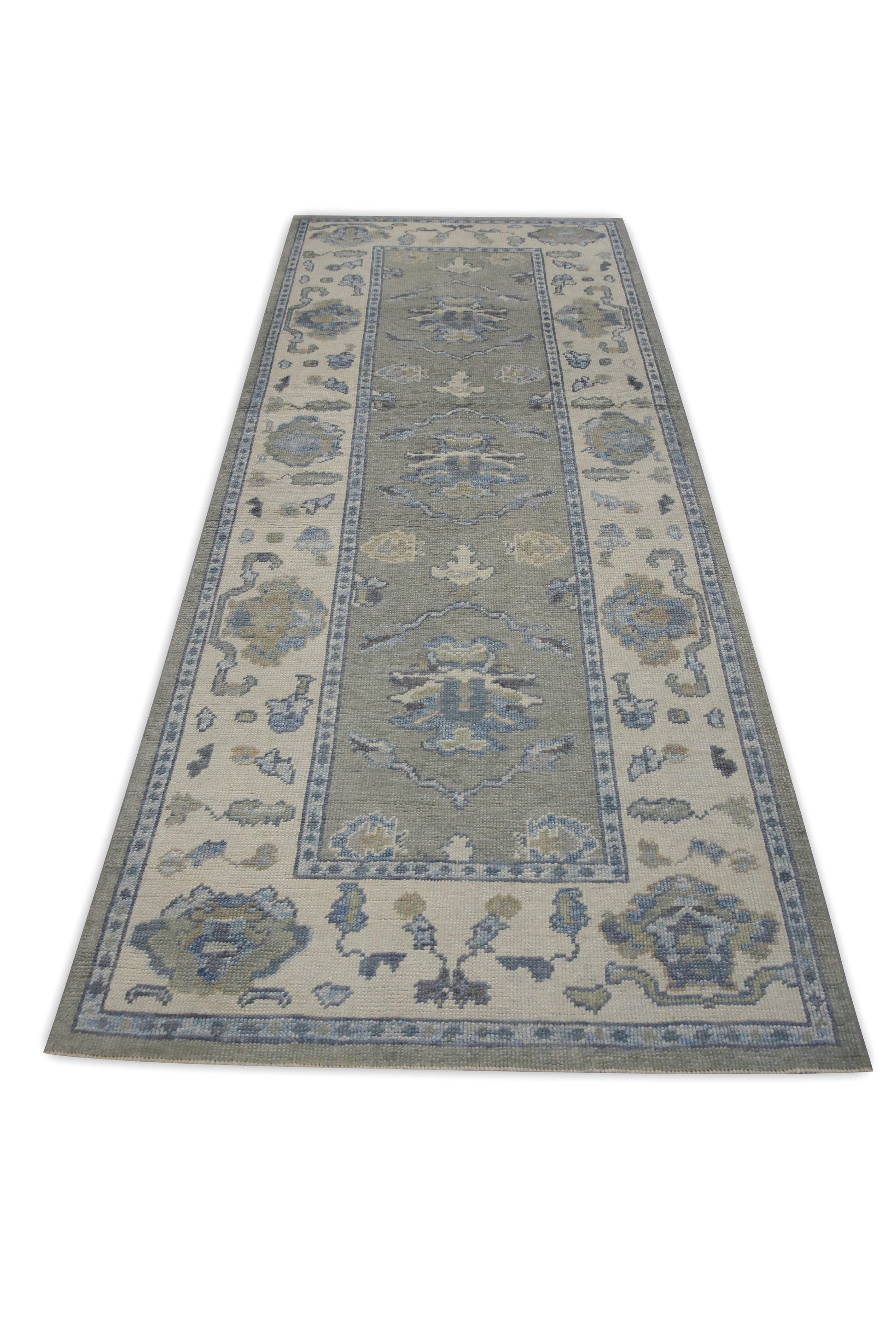 Turkish Oushak Rug 3'10" x 10'1" #7914