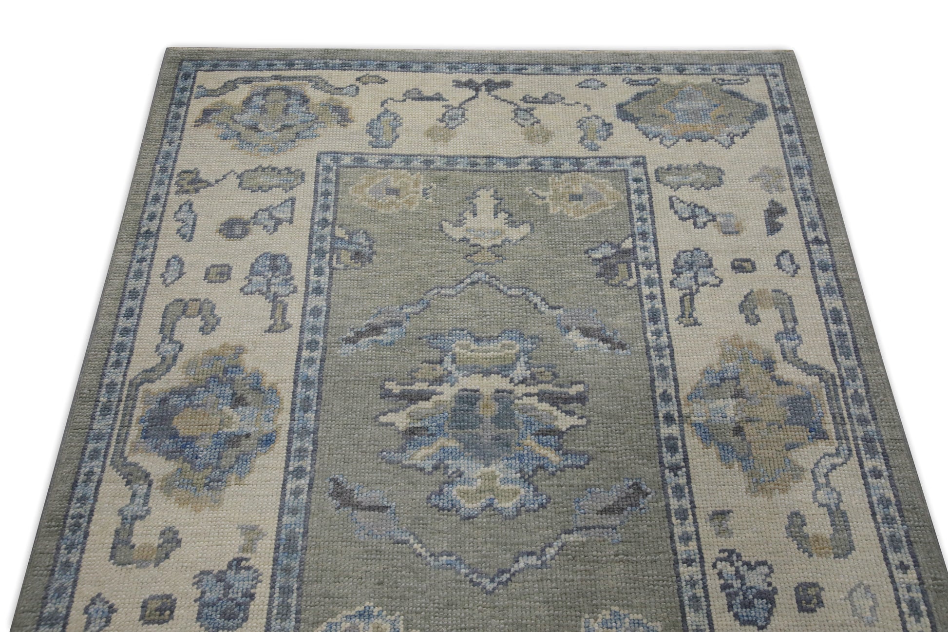 Turkish Oushak Rug 3'10" x 10'1" #7914