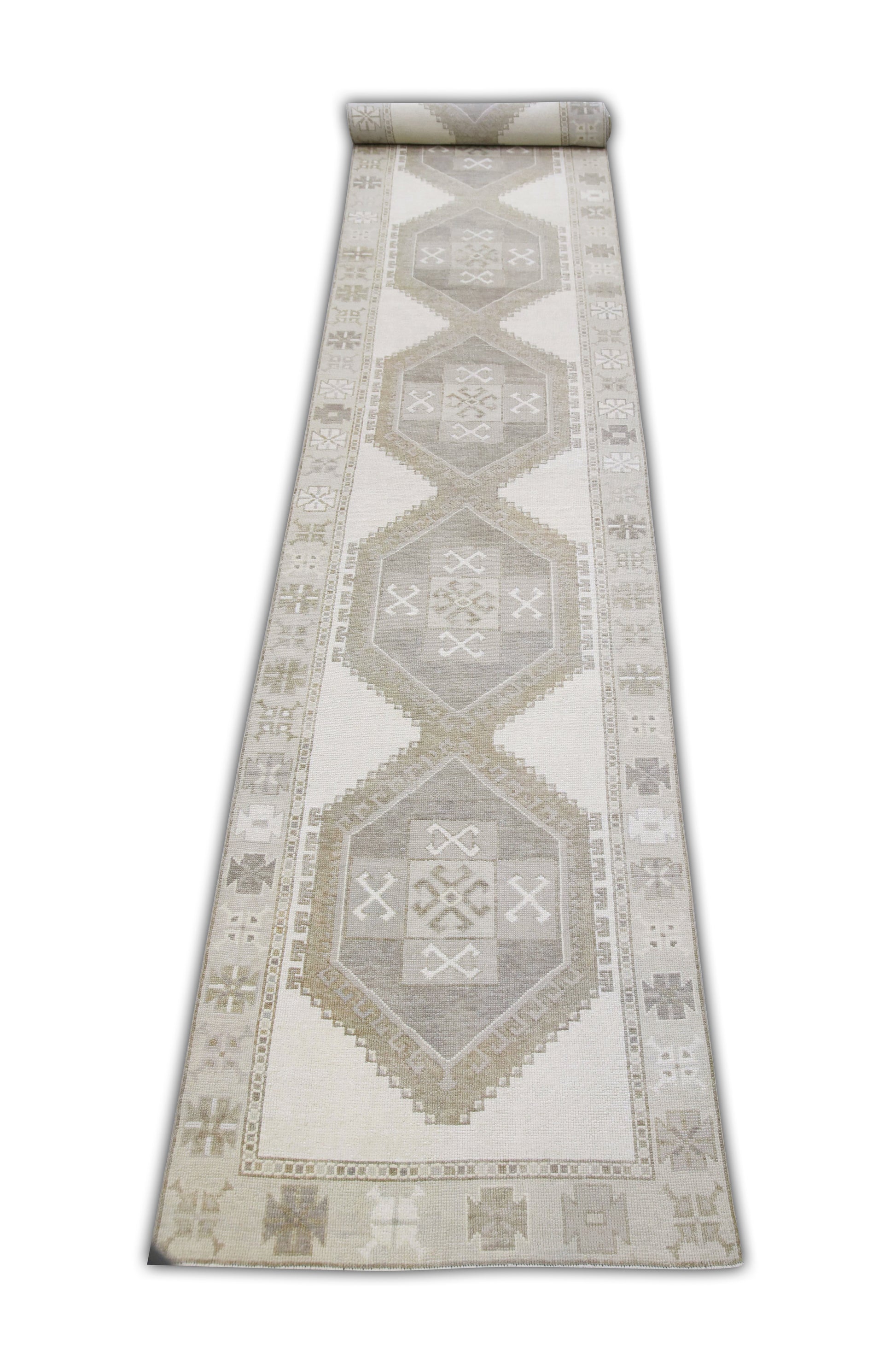 Turkish Oushak Rug 4' x 28'8" #10889