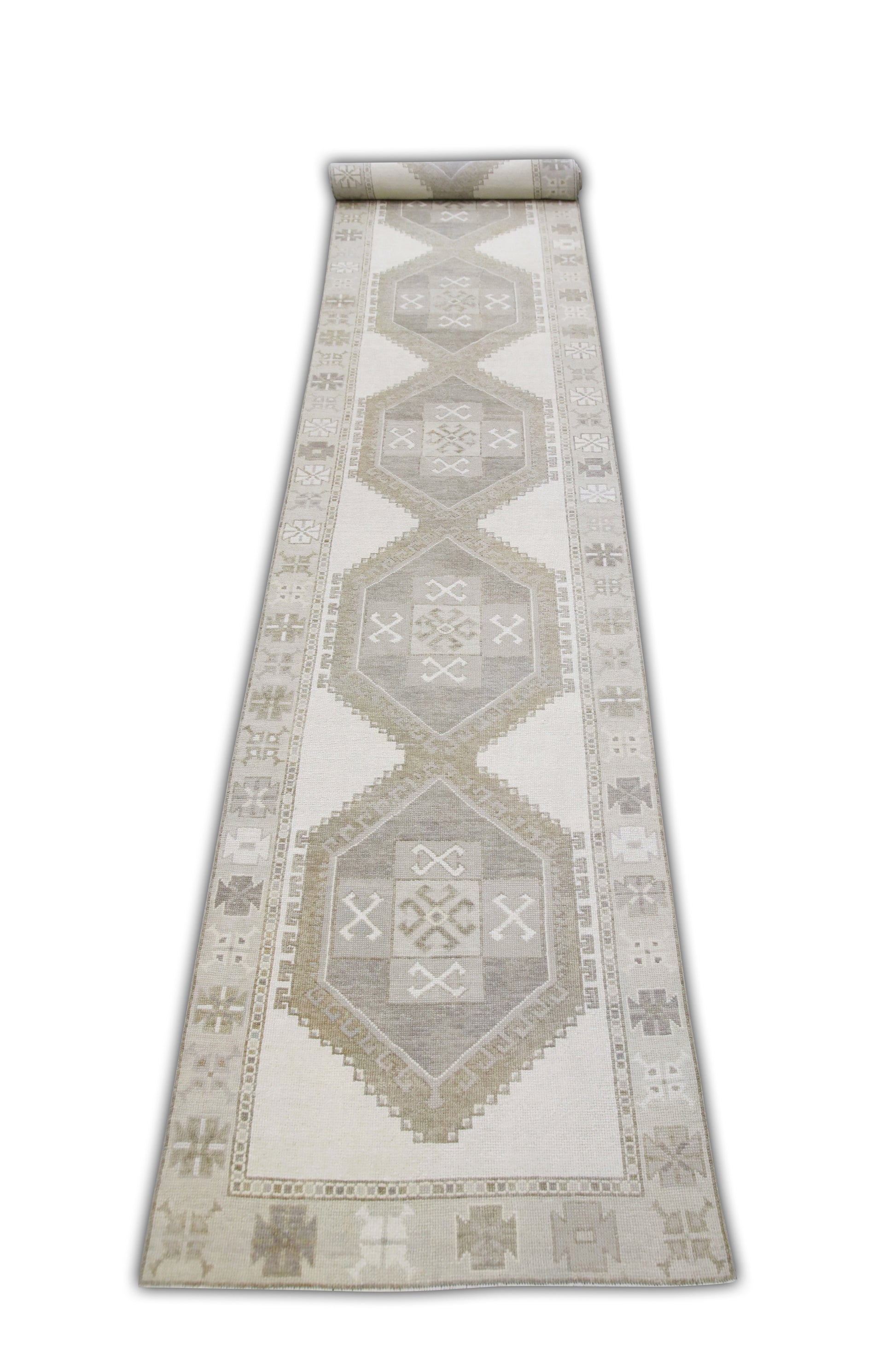Turkish Oushak Rug 4' x 28'8" #10889