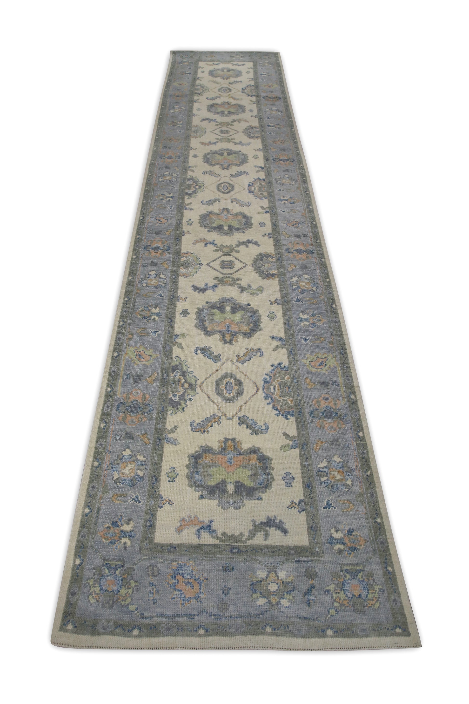 Turkish Oushak Rug 3'10" x 17'5" #8226