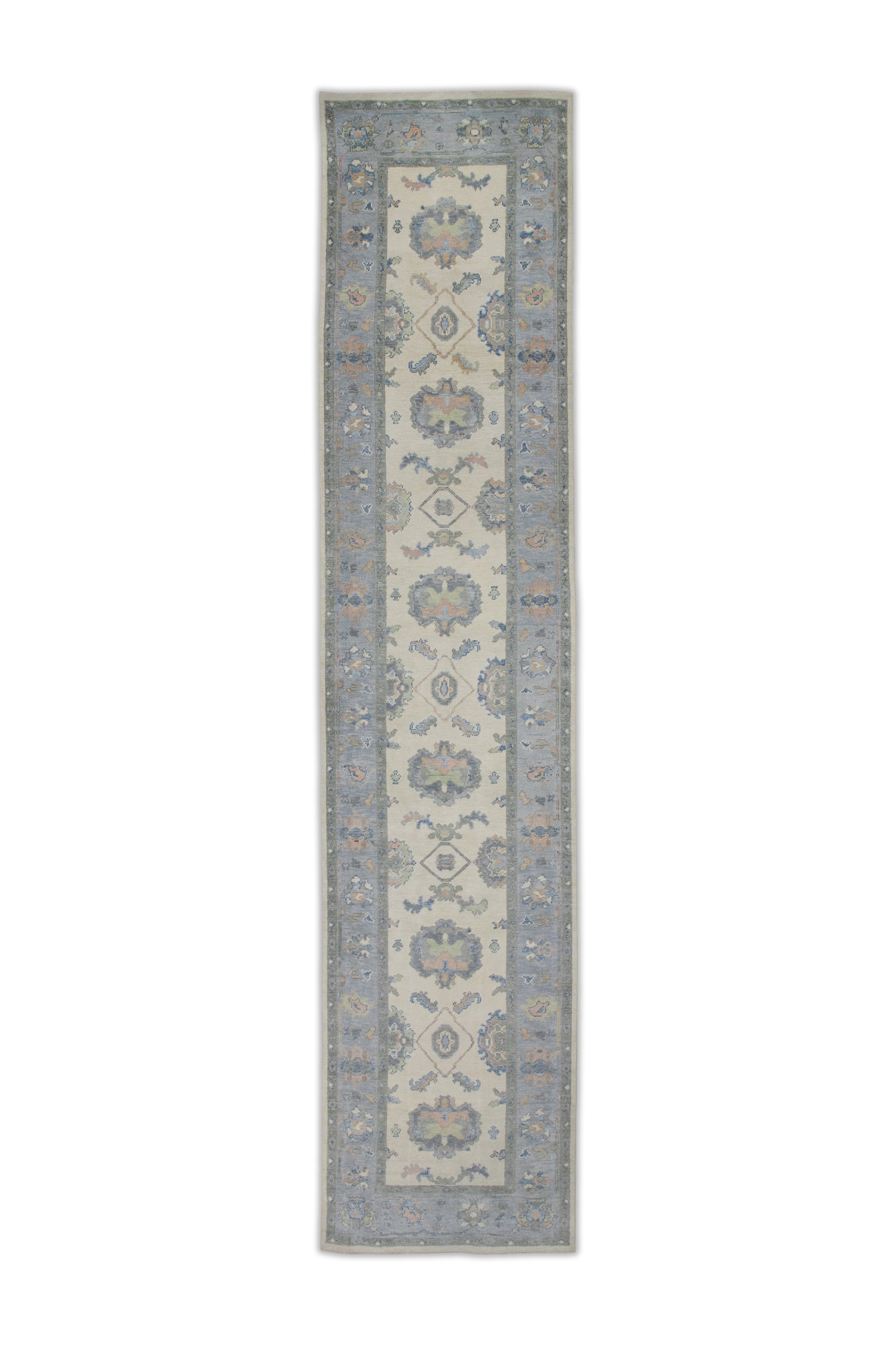 Turkish Oushak Rug 3'10" x 17'5" #8226
