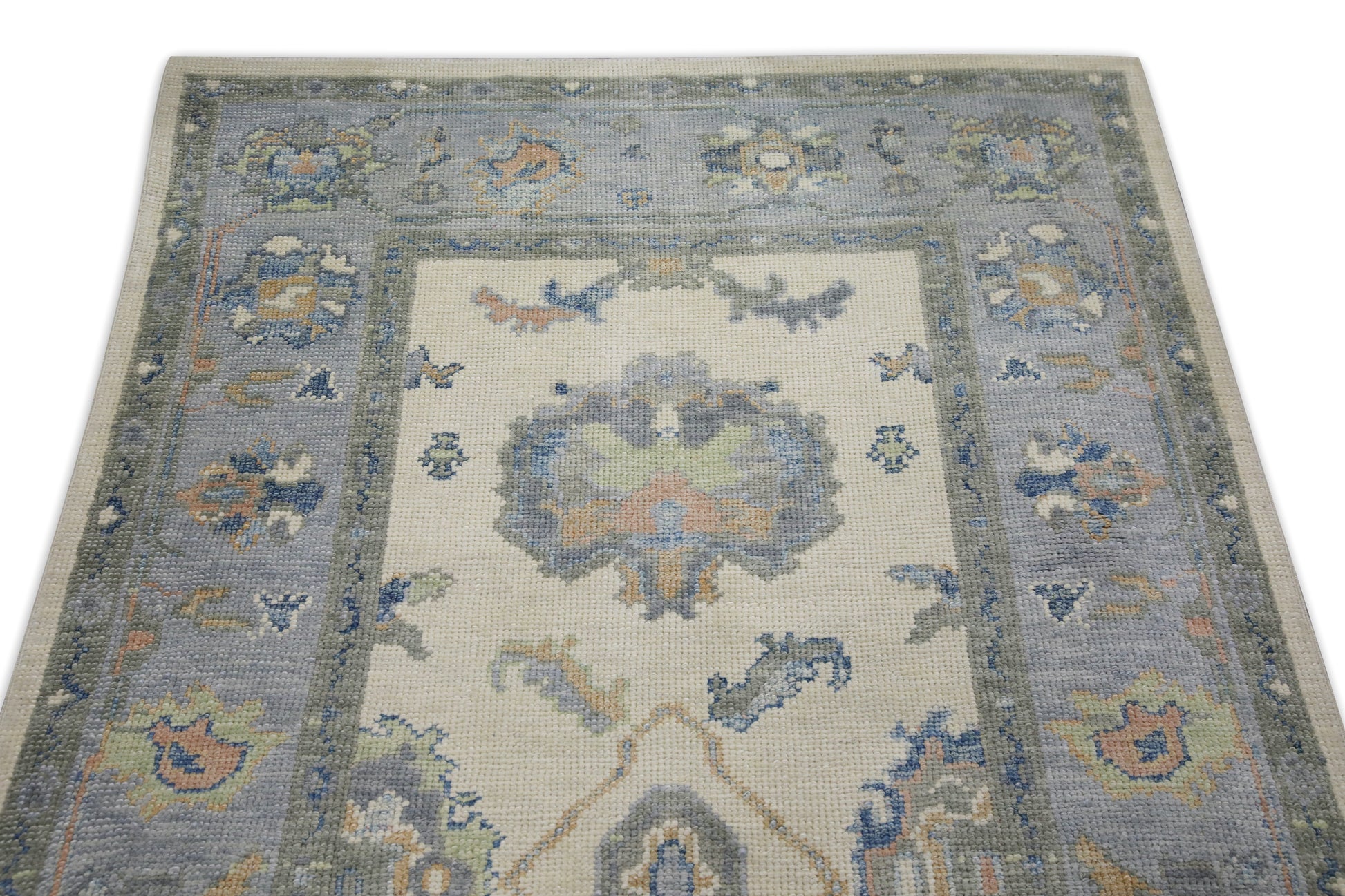 Turkish Oushak Rug 3'10" x 17'5" #8226