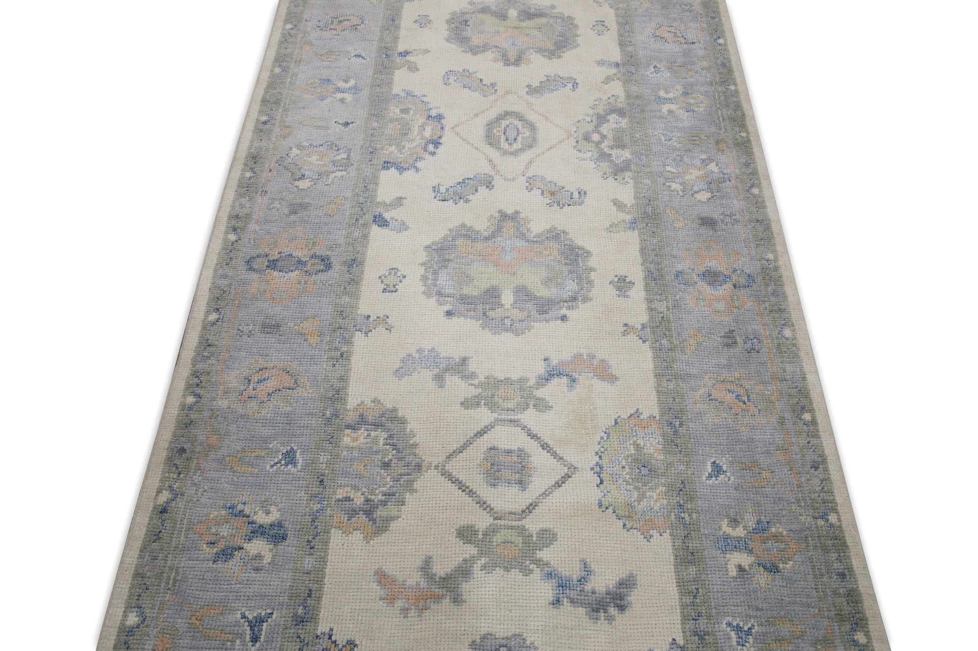 Turkish Oushak Rug 3'10" x 17'5" #8226