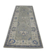 Turkish Oushak Rug 3'10" x 9'7" #7653