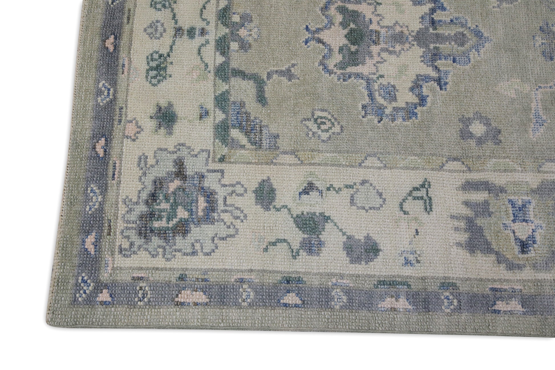 Turkish Oushak Rug 3'10" x 9'7" #7653