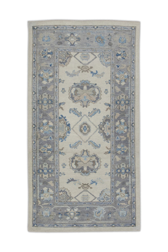 #7884 Turkish Oushak 3'11" x 7'4"