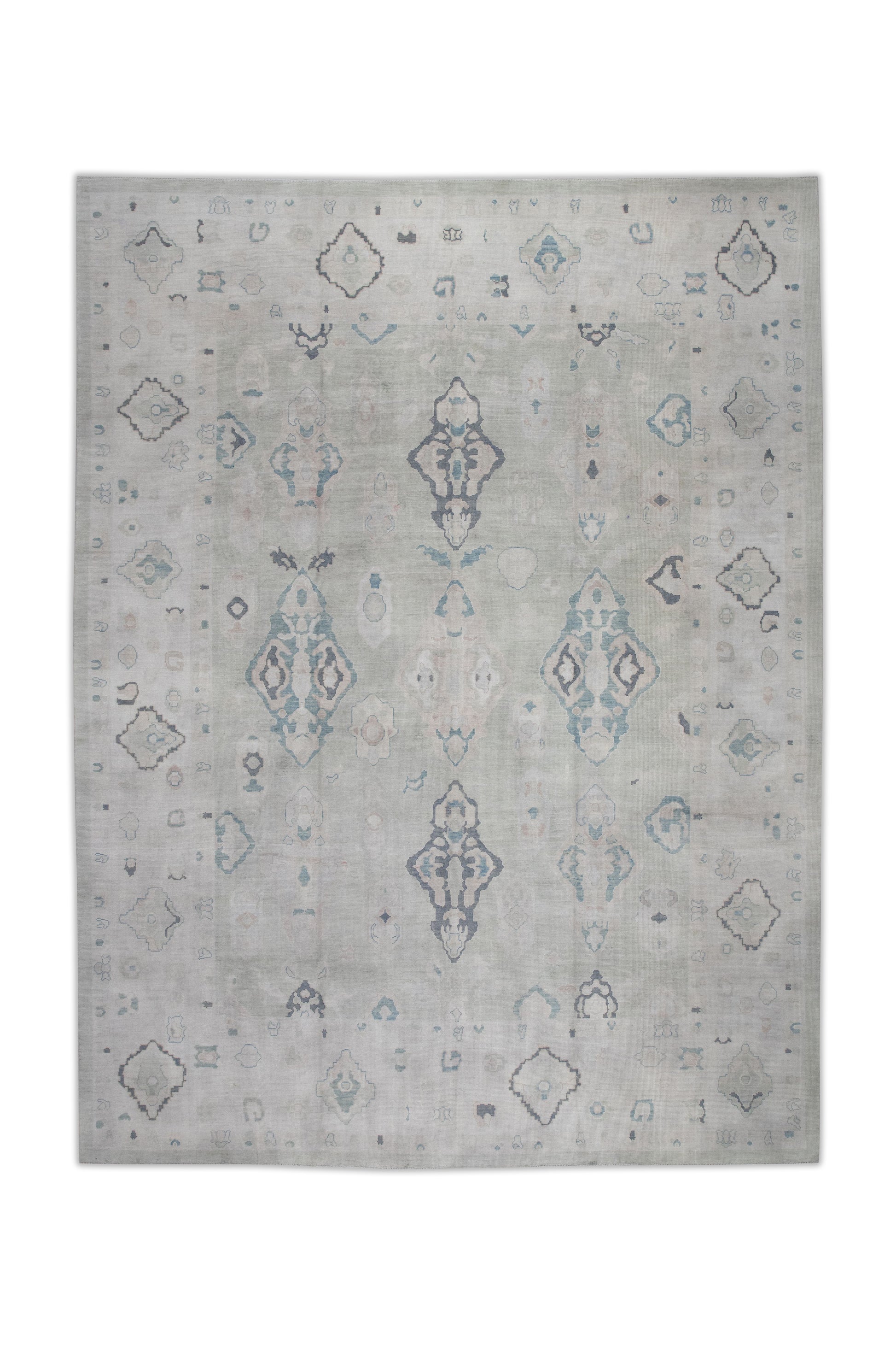 Turkish Oushak Rug 12'4" x 15'4" #8037