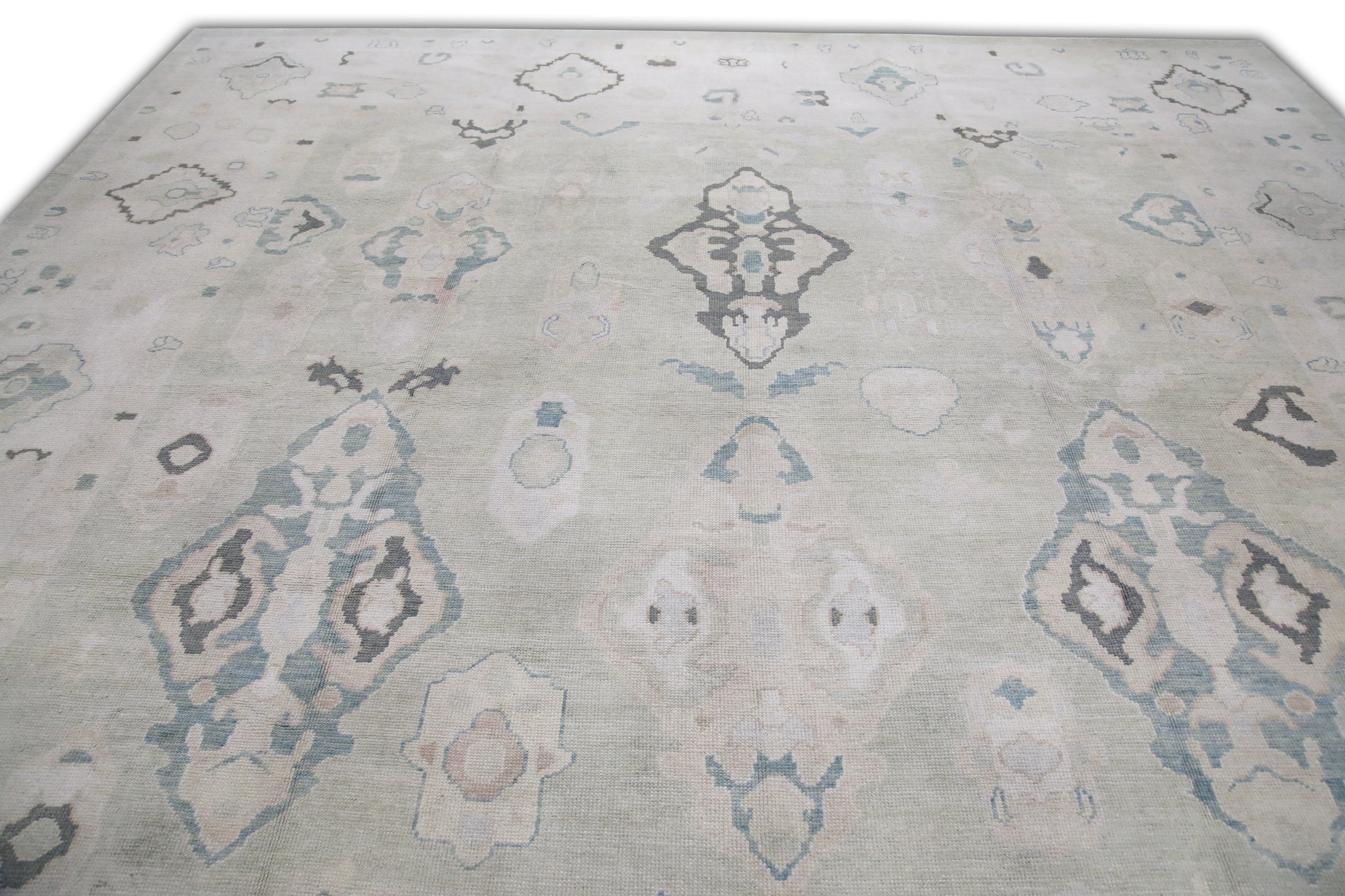 Turkish Oushak Rug 12'4" x 15'4" #8037