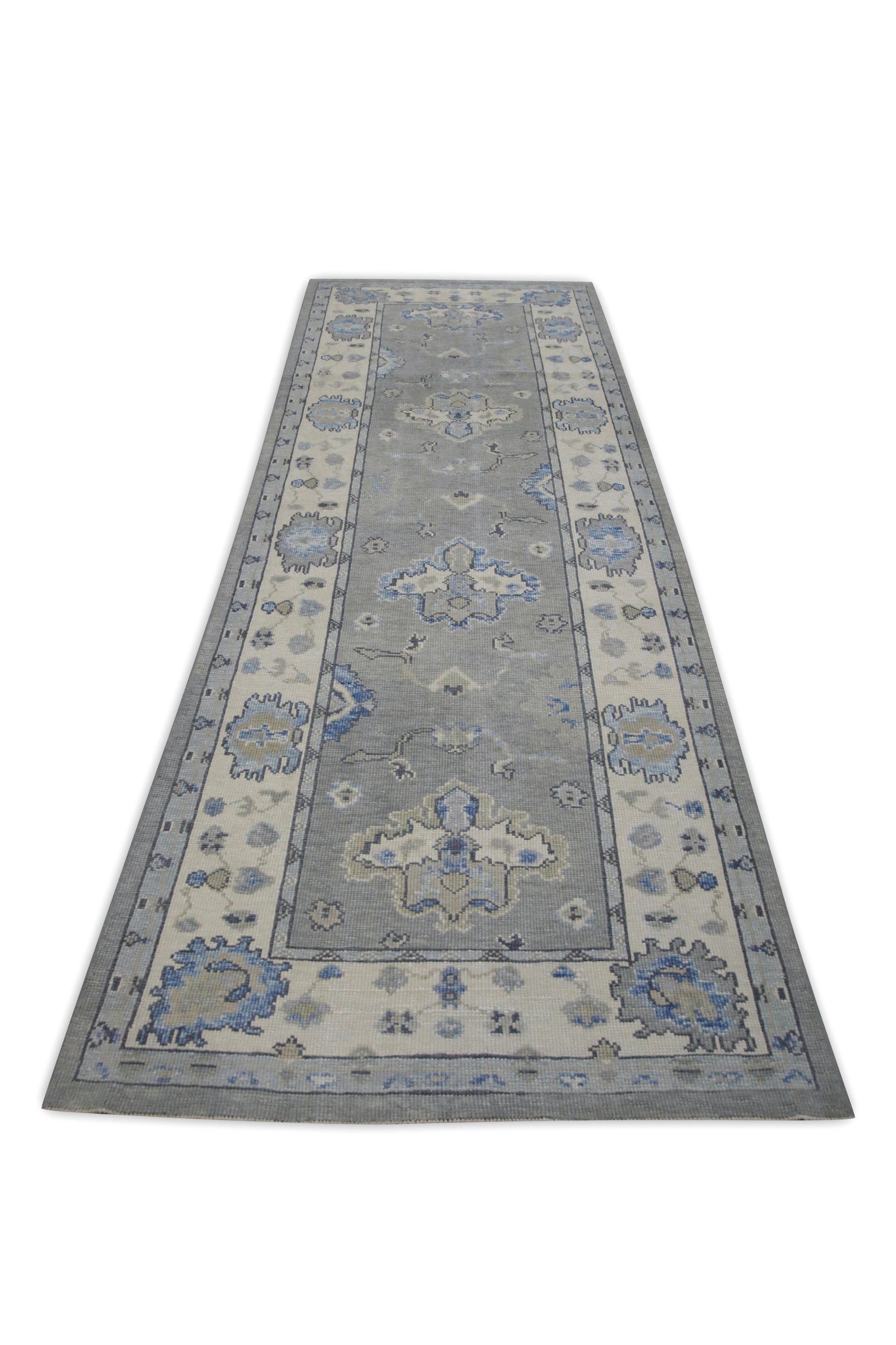 Turkish Oushak Rug 4' x 11'4" #7985