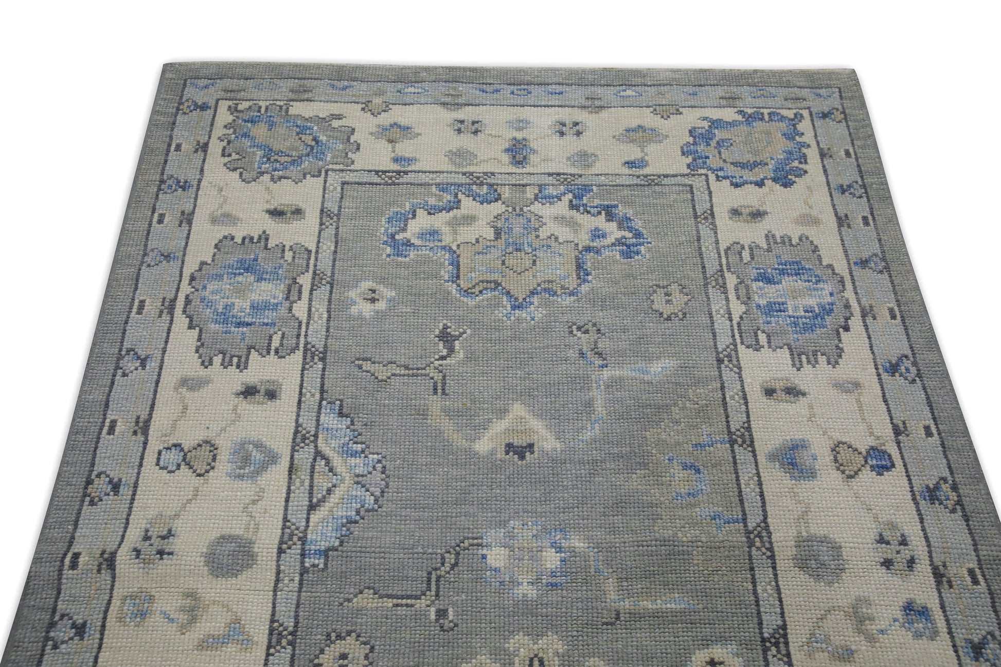 Turkish Oushak Rug 4' x 11'4" #7985
