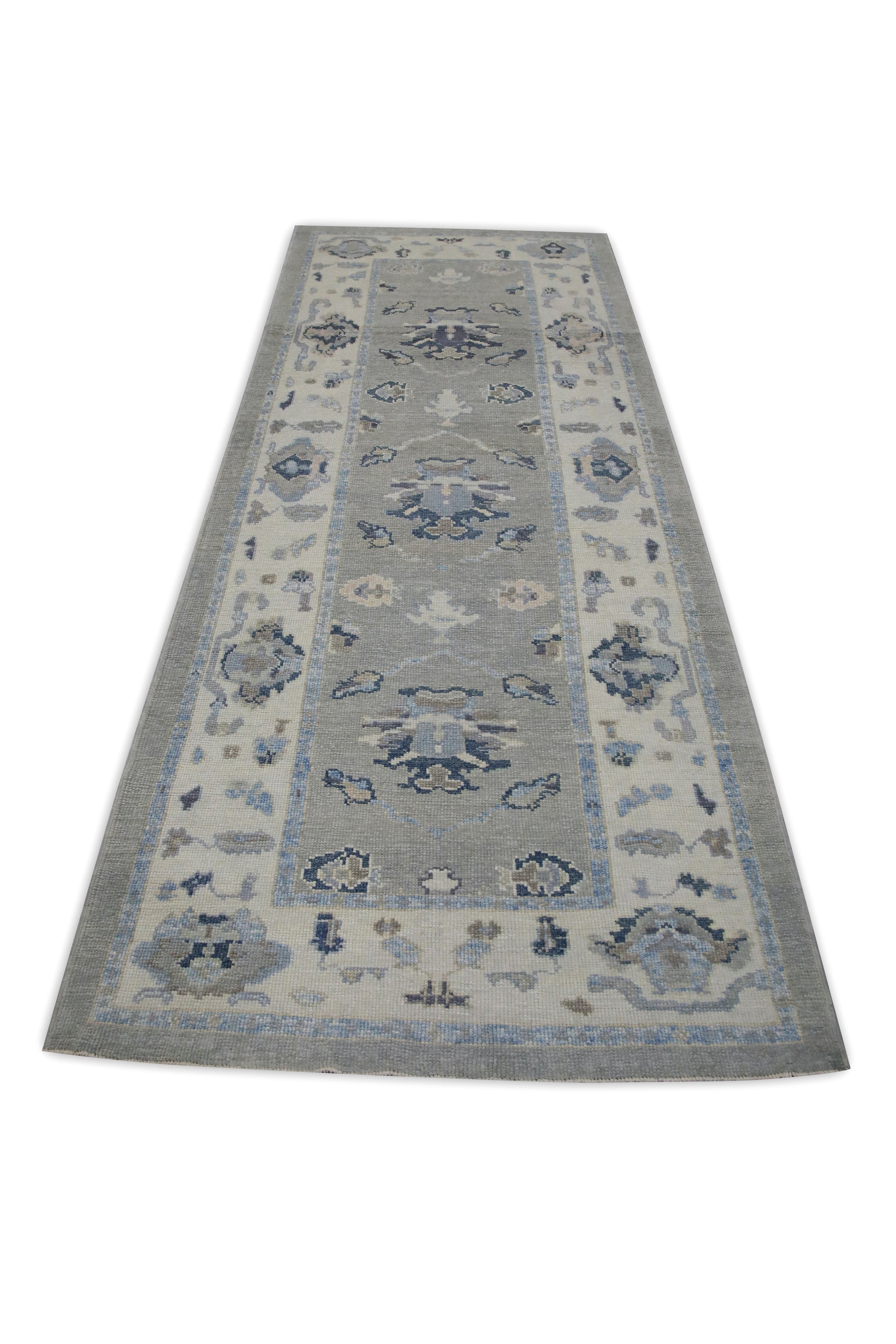 Turkish Oushak Rug  4'1" x 10'6" #8203