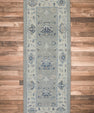 Turkish Oushak Rug  4'1" x 10'6" #8203