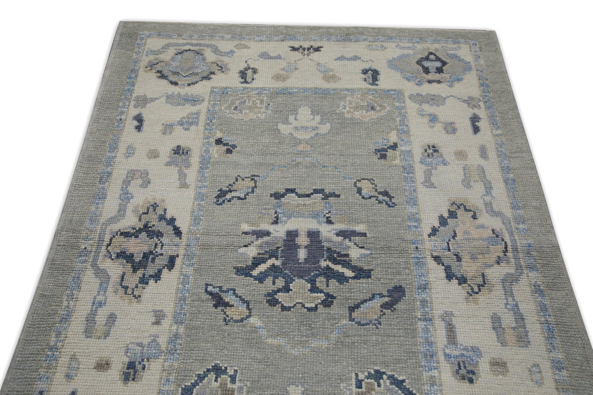 Turkish Oushak Rug  4'1" x 10'6" #8203