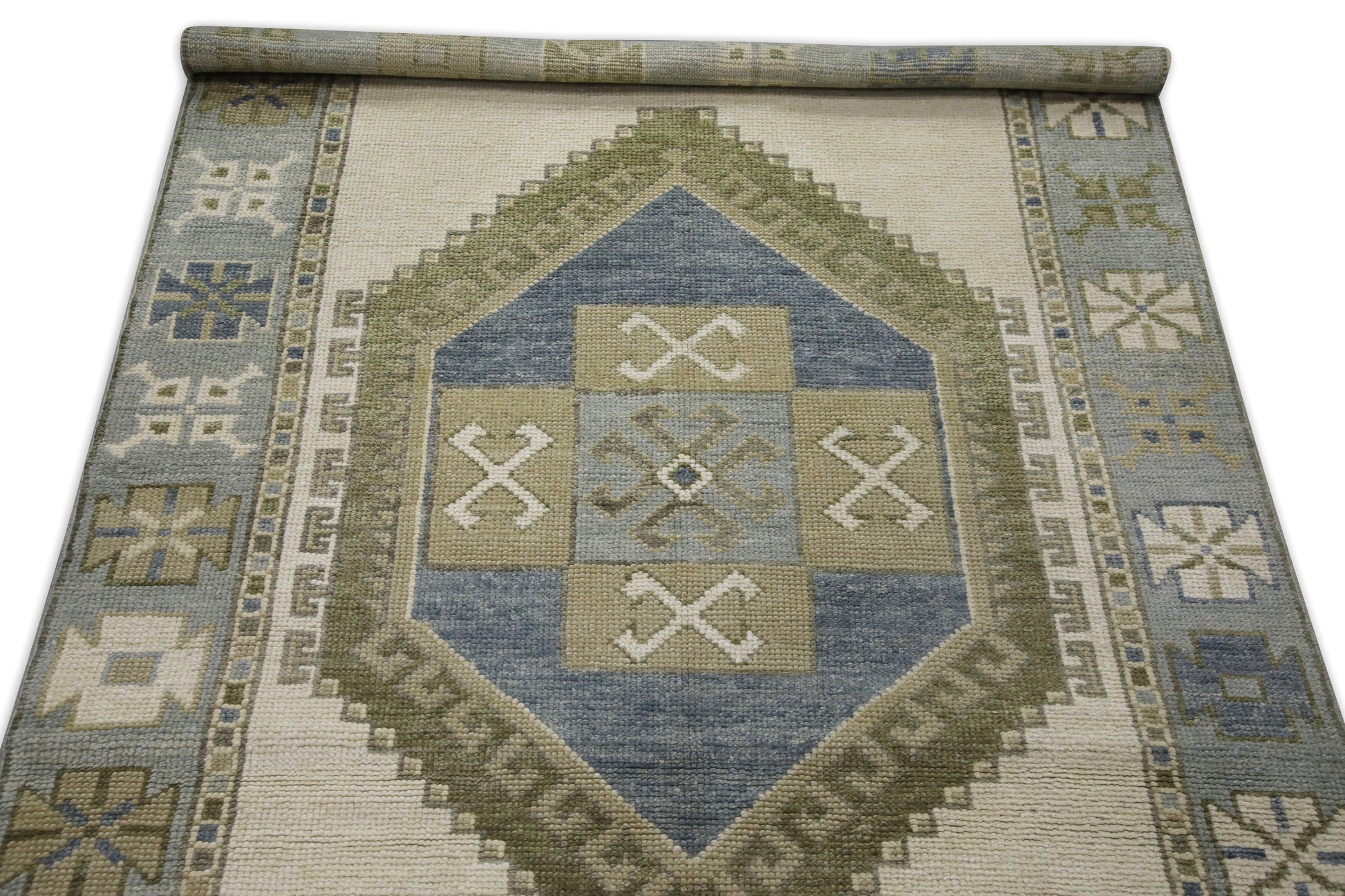 Turkish Oushak Rug 3'11" x 18'3" #8478