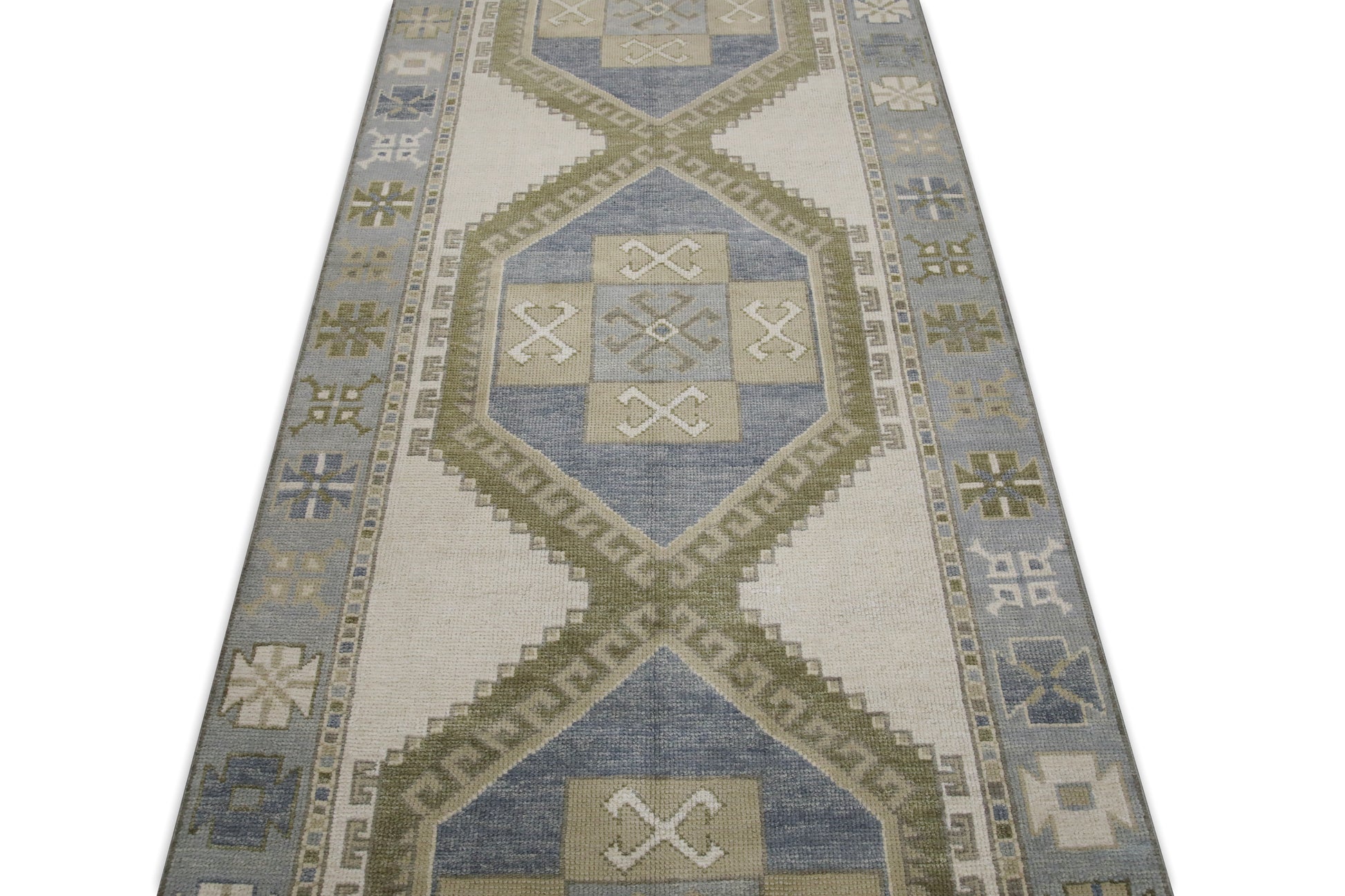 Turkish Oushak Rug 3'11" x 18'3" #8478