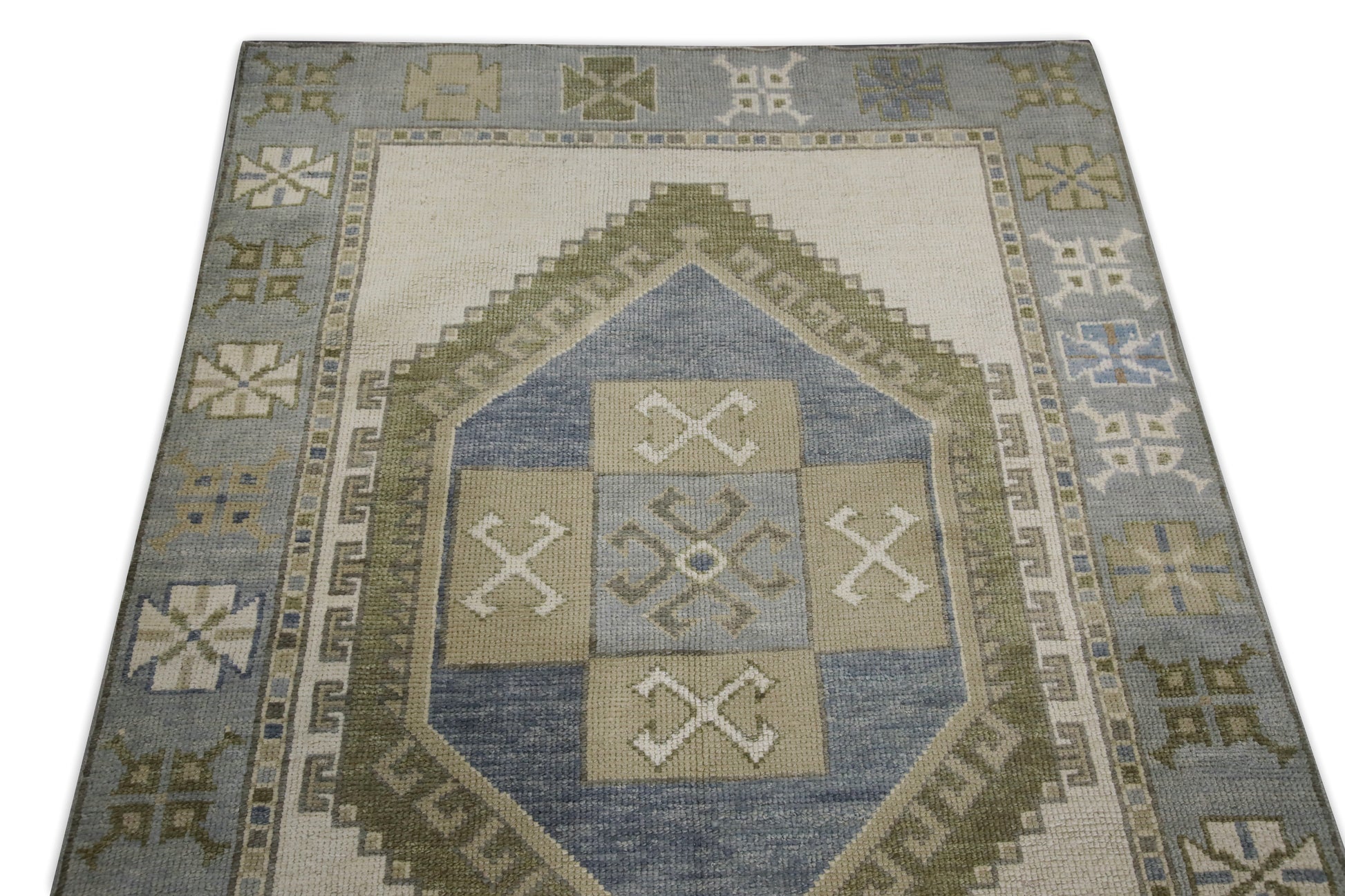 Turkish Oushak Rug 3'11" x 18'3" #8478