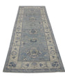 Turkish Oushak Rug 3'9" x 9'3" #7521