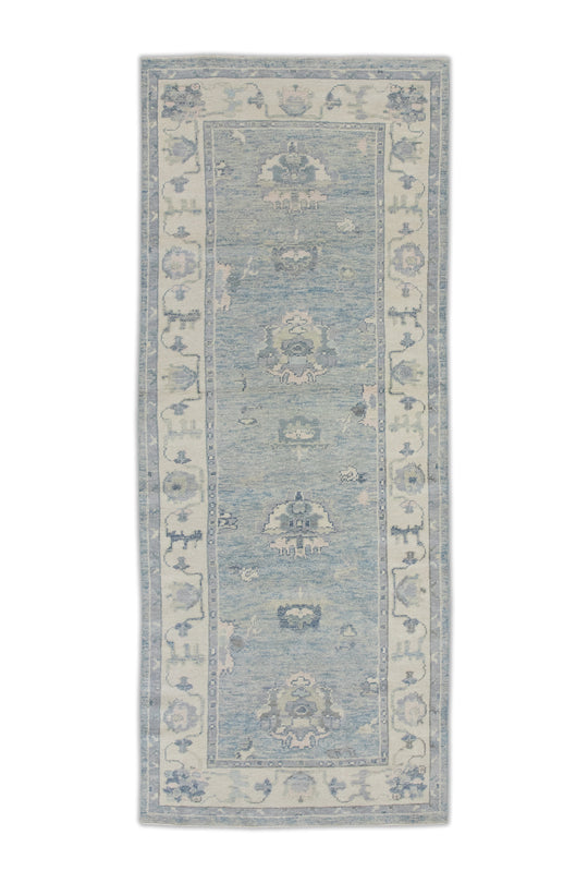 #7521 Turkish Oushak 3'9" x 9'3"