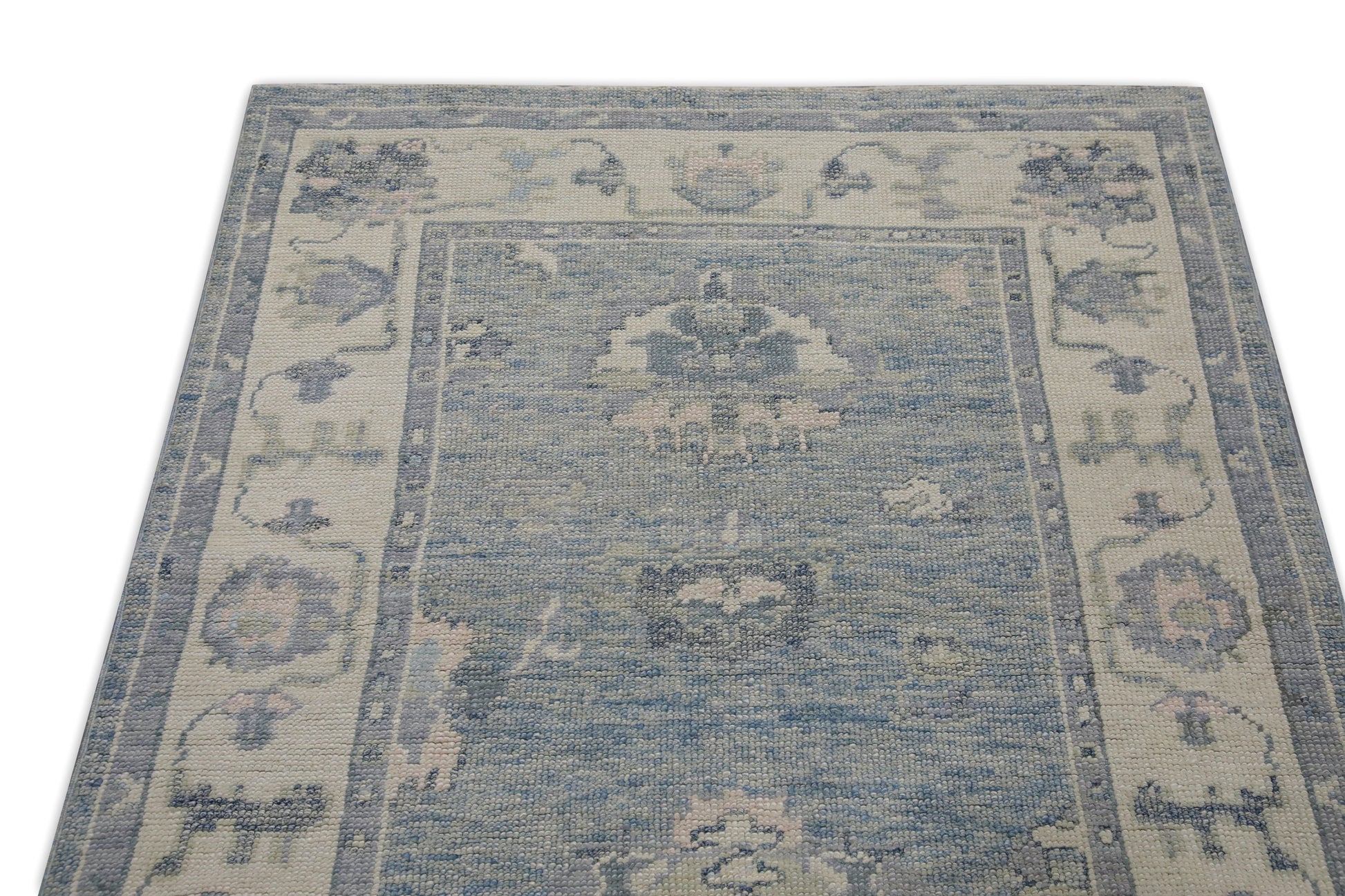 Turkish Oushak Rug 3'9" x 9'3" #7521