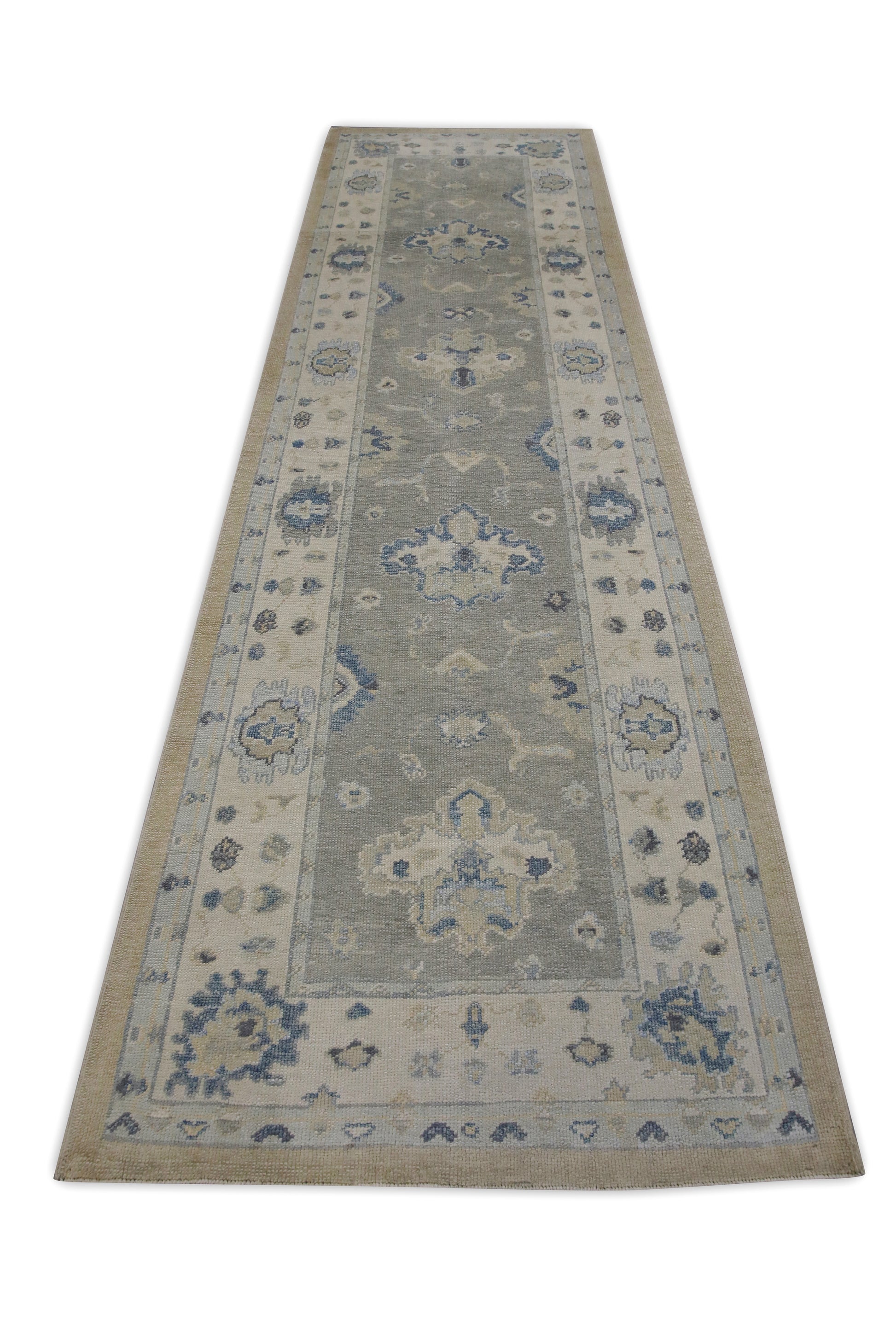 Turkish Oushak Rug 3'10" x 13'6" #7507