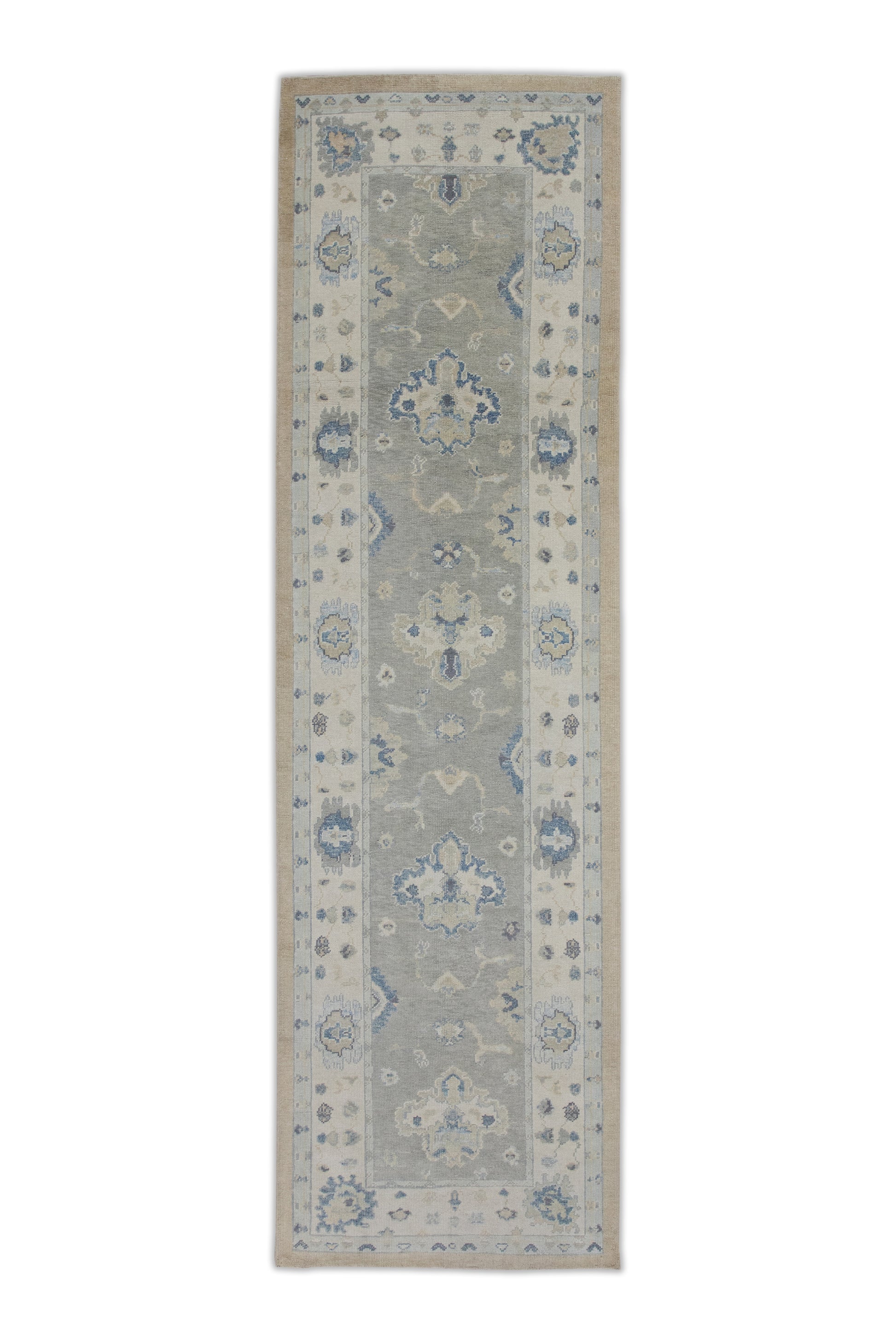 Turkish Oushak Rug 3'10" x 13'6" #7507