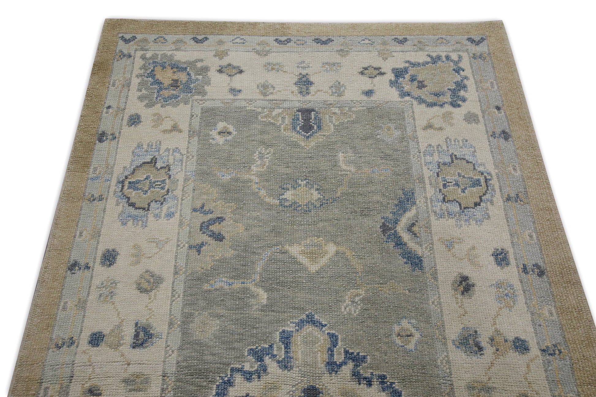 Turkish Oushak Rug 3'10" x 13'6" #7507