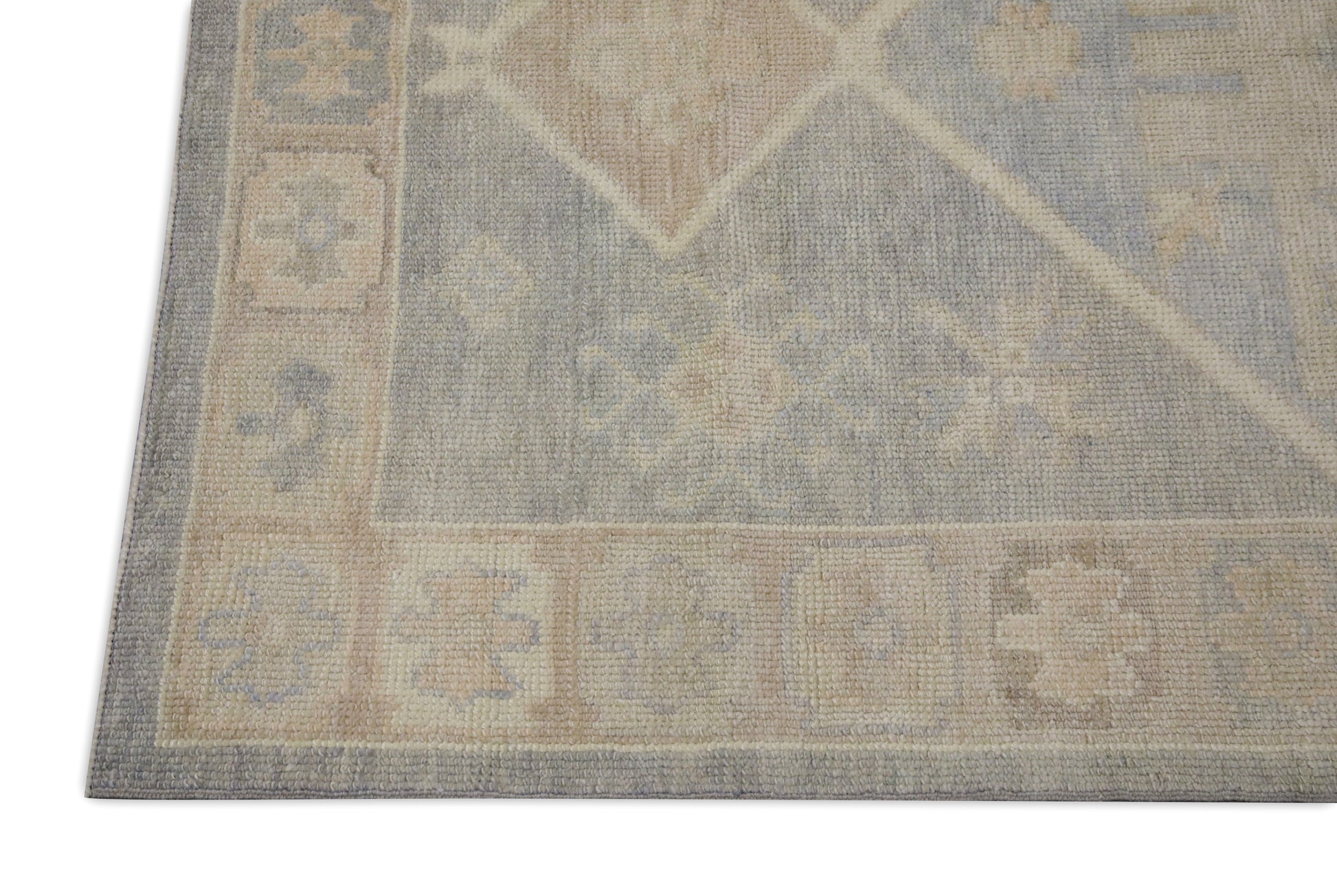 Turkish Oushak Rug 3'9" x 8'6" #8632