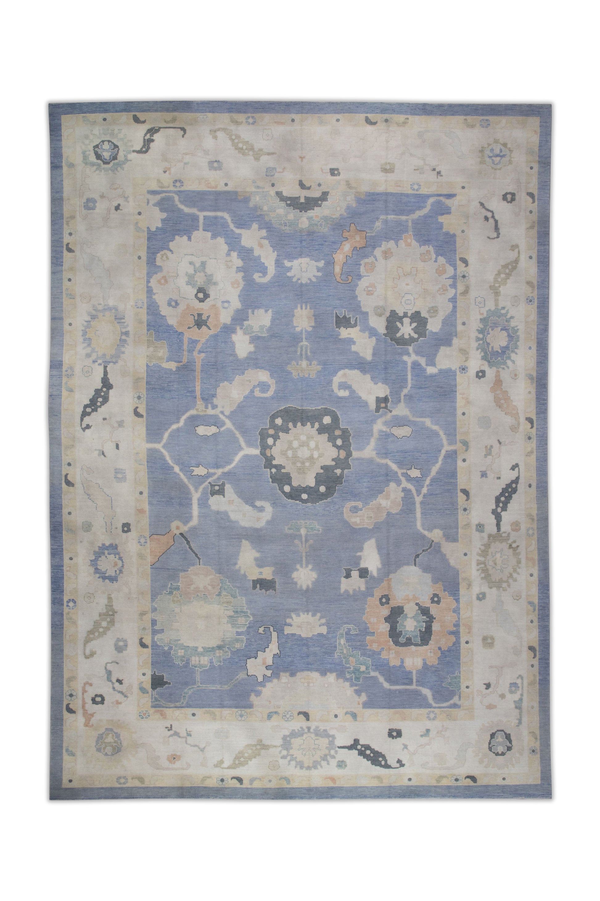 Turkish Oushak Rug 12'8" x 17'7" #8051