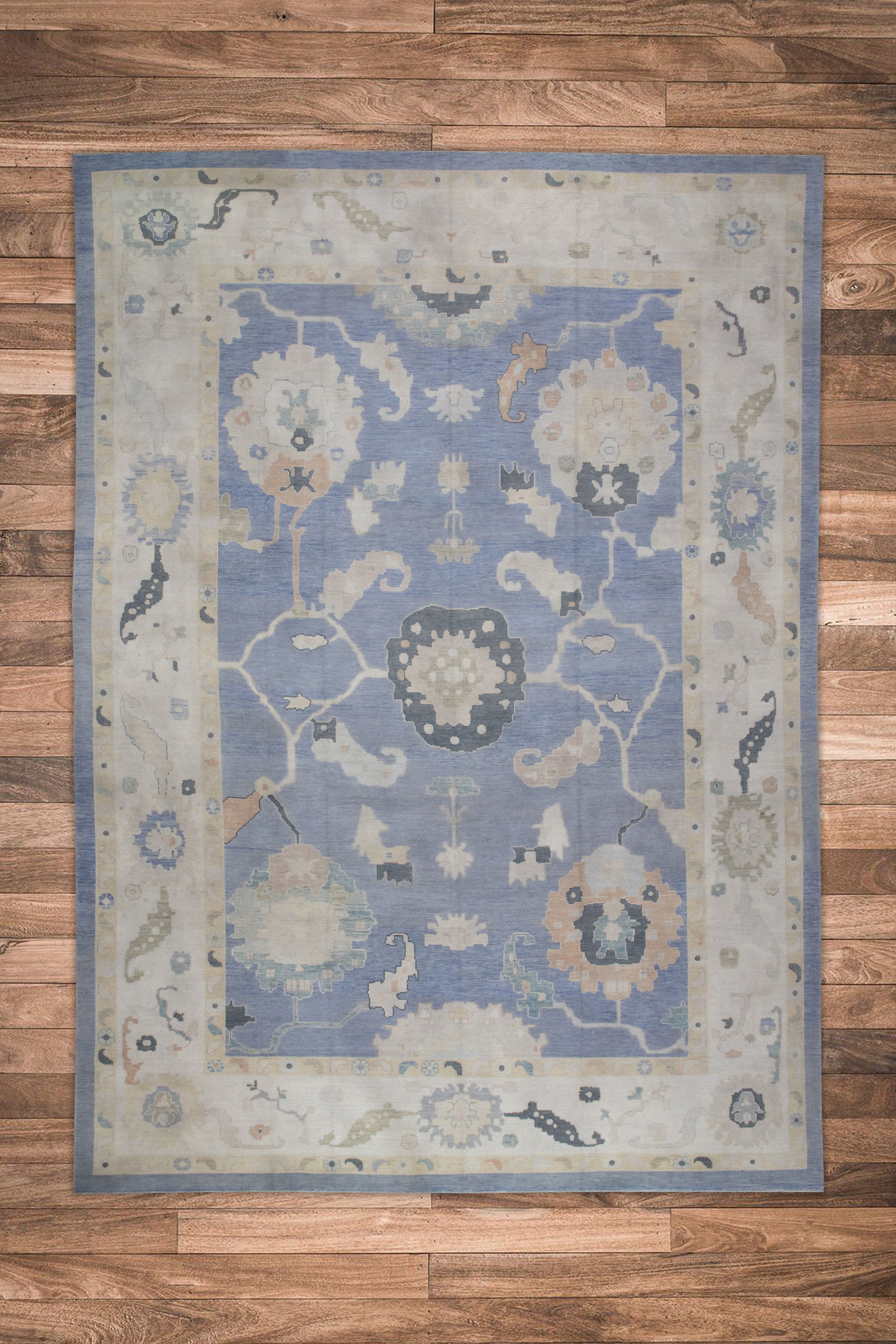 Turkish Oushak Rug 12'8" x 17'7" #8051
