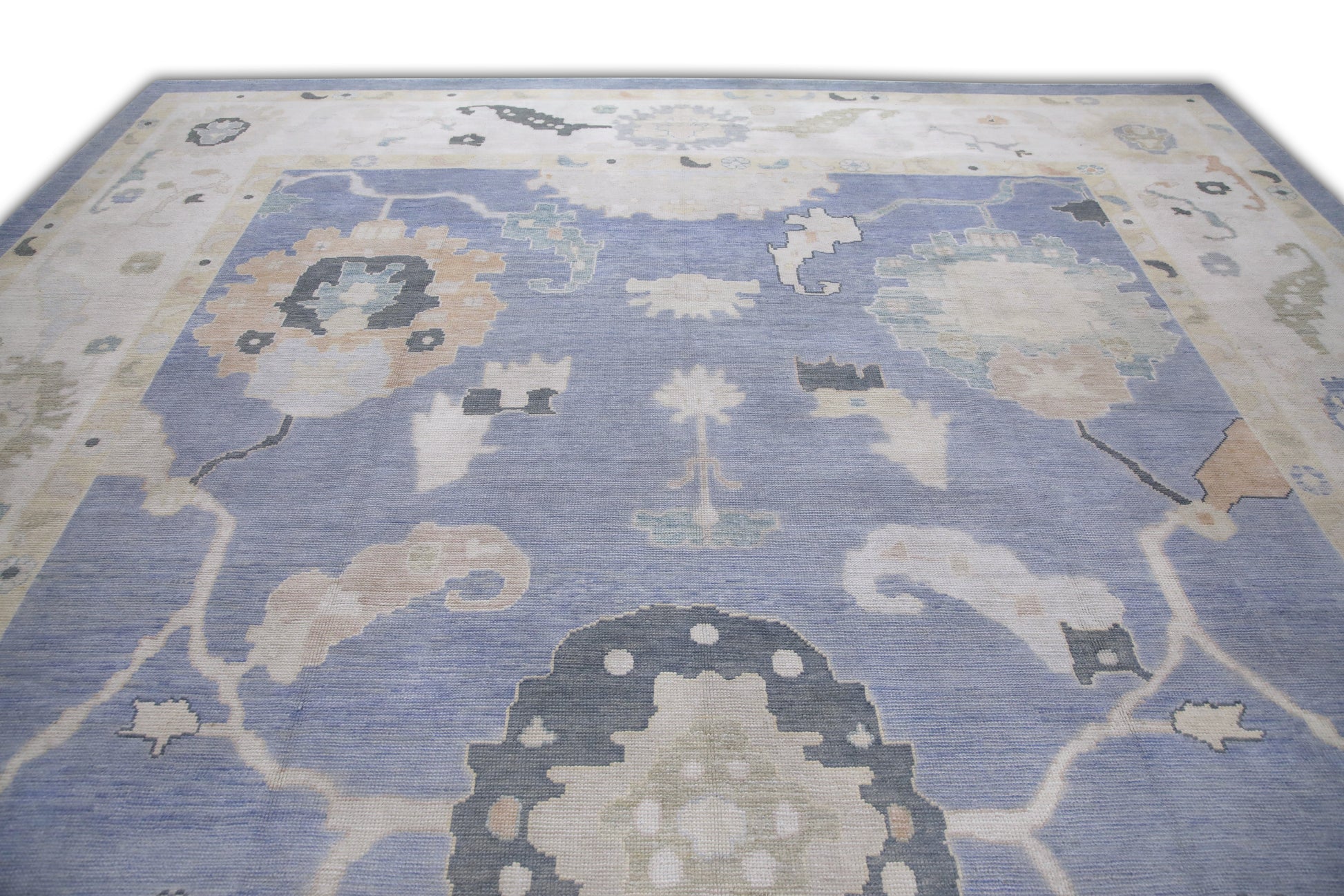 Turkish Oushak Rug 12'8" x 17'7" #8051