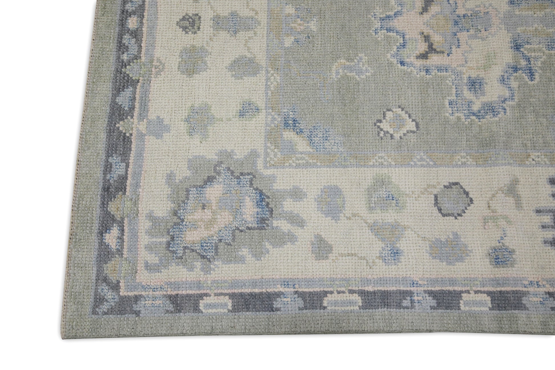 Turkish Oushak Rug 3'11" x 10'1" #7633