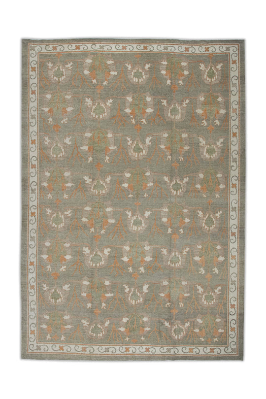 #10925 Turkish Oushak 9'4" x 12'10"